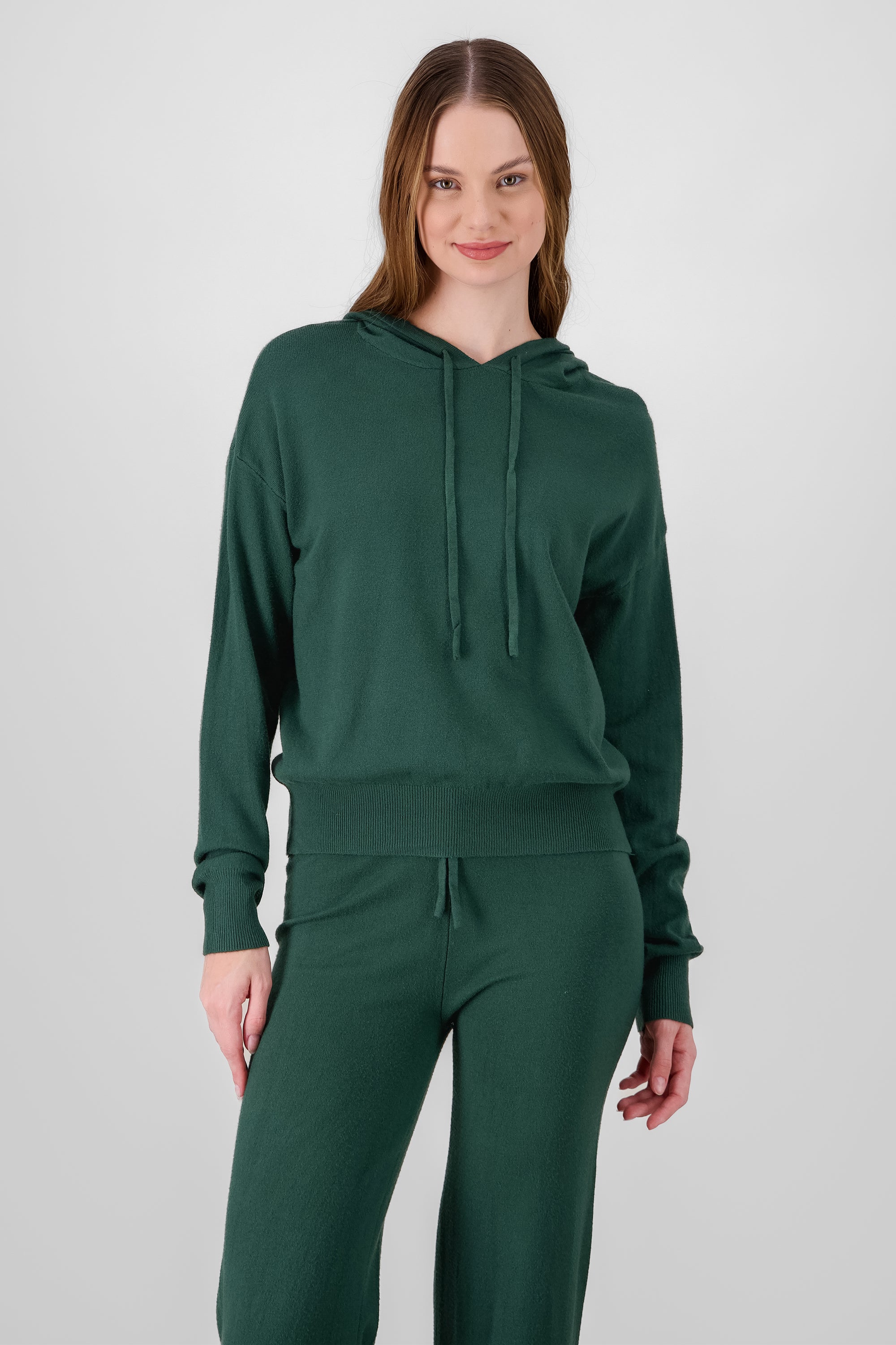 Sudadera tejido de punto VERDE