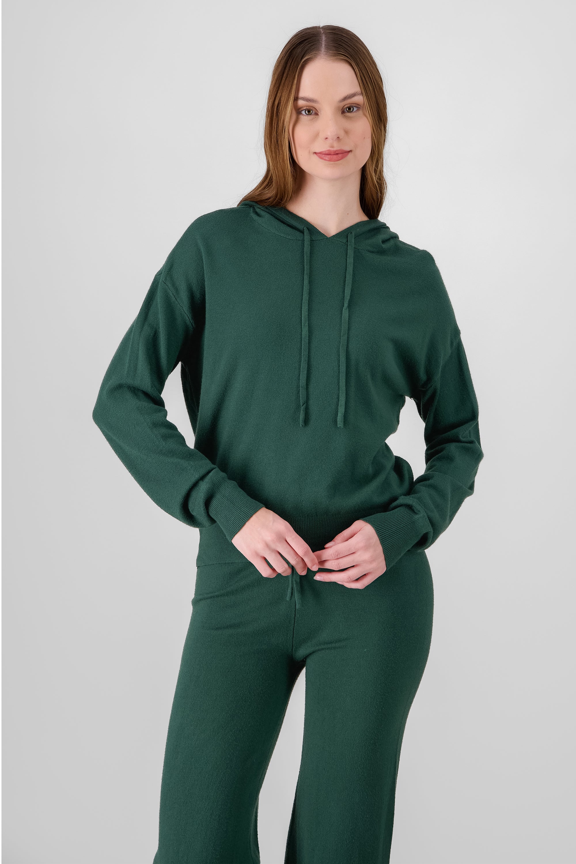 Sudadera tejido de punto VERDE