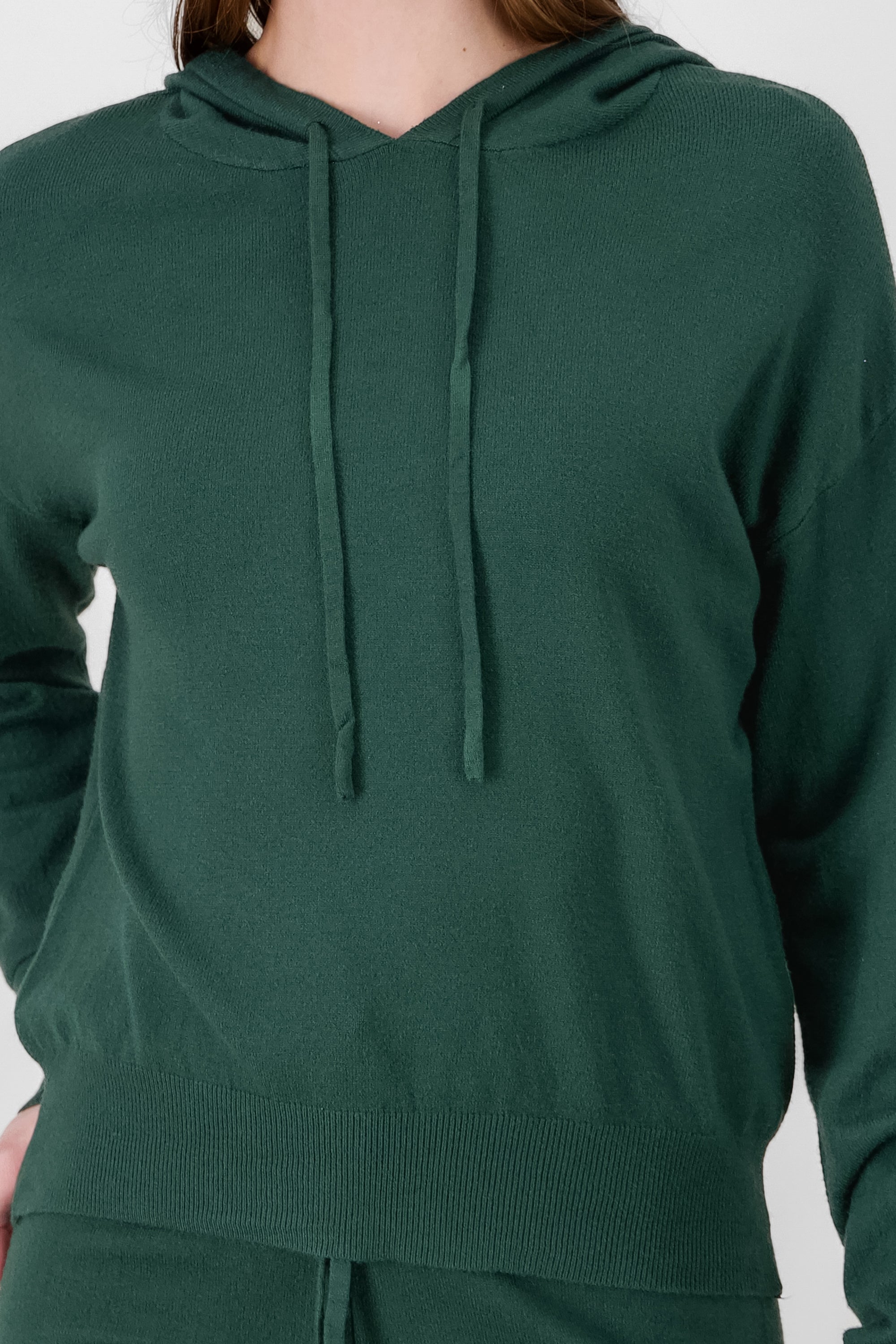 Sudadera tejido de punto VERDE