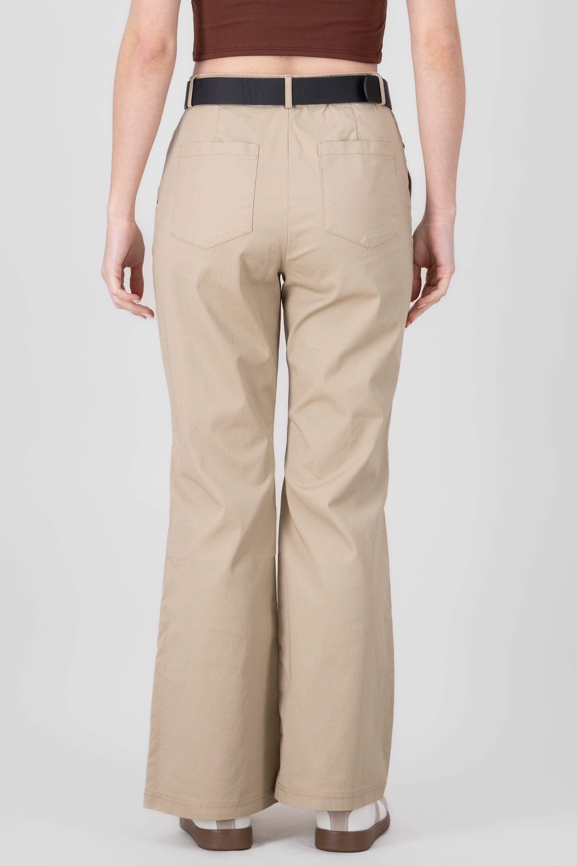 Pantalon detalle costuras BEIGE