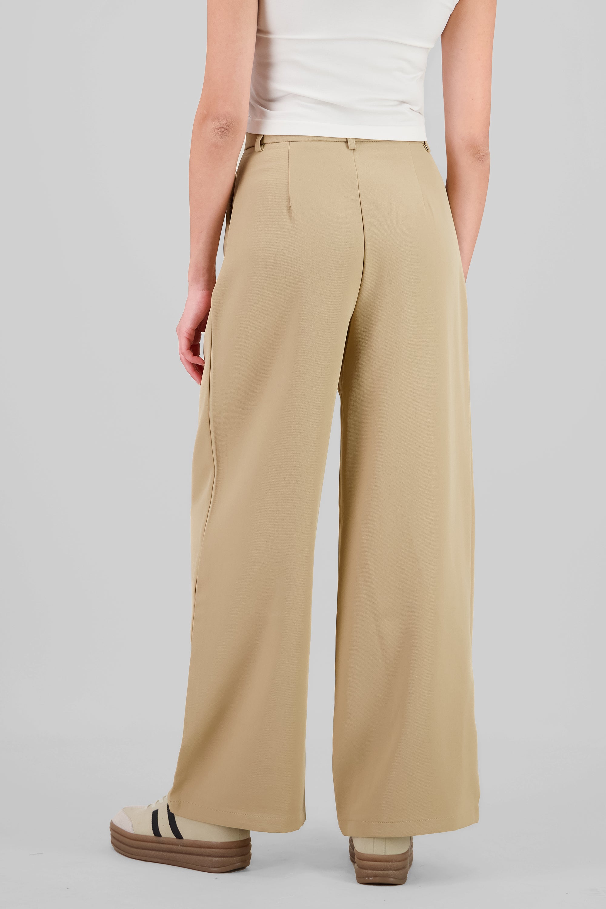 Pantalon de vestir fluido BEIGE