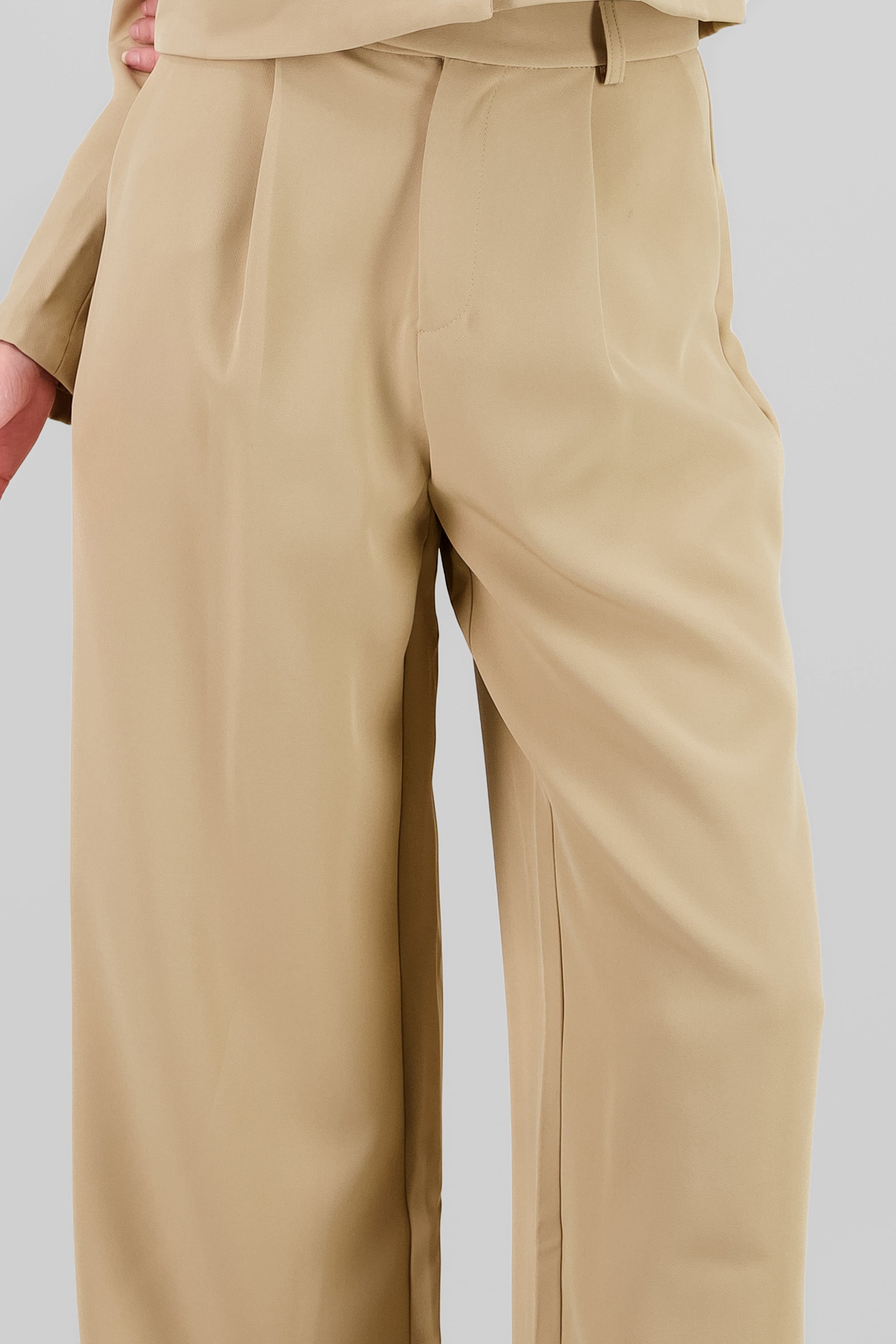 Pantalon de vestir fluido BEIGE