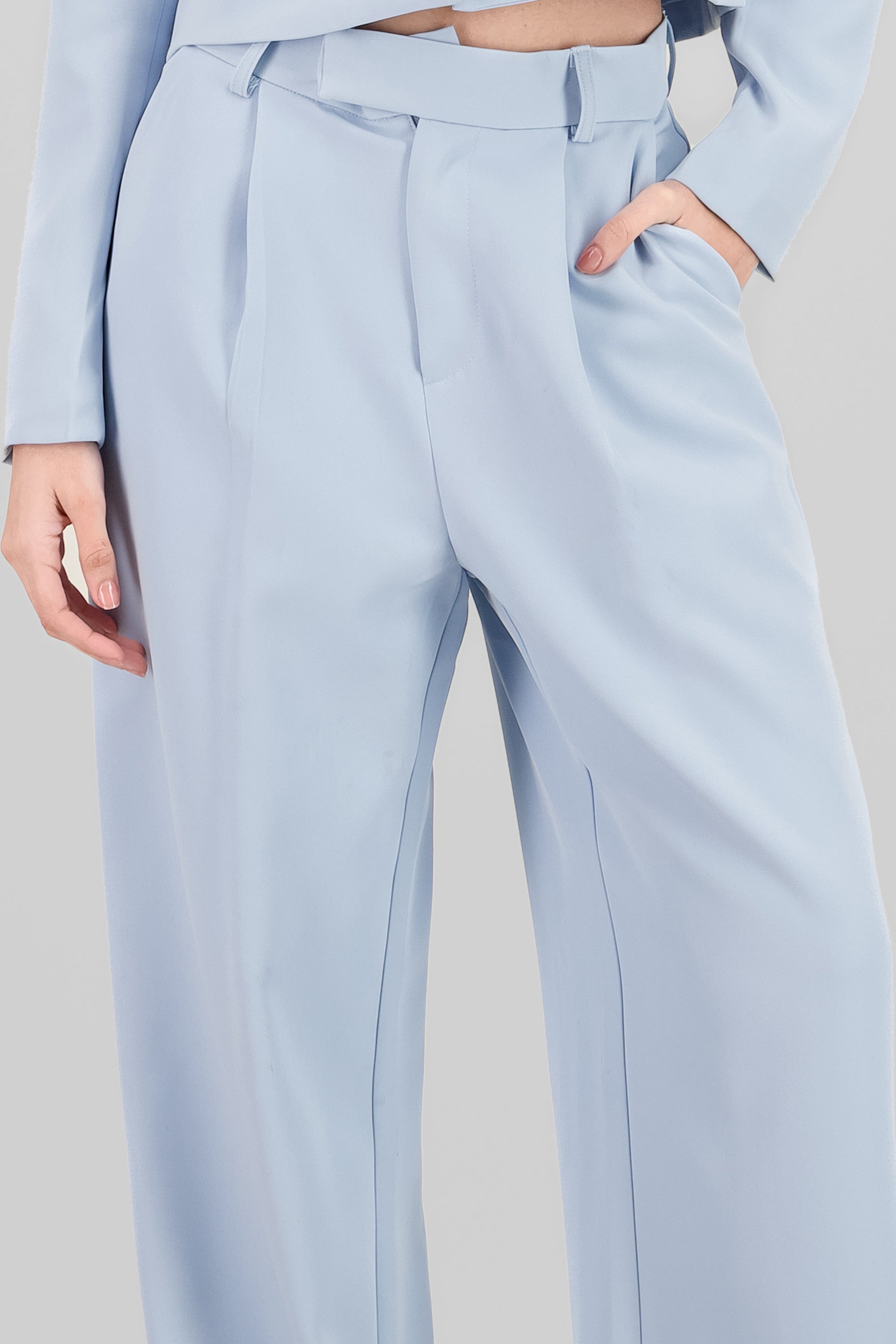 Pantalon de vestir fluido AZUL