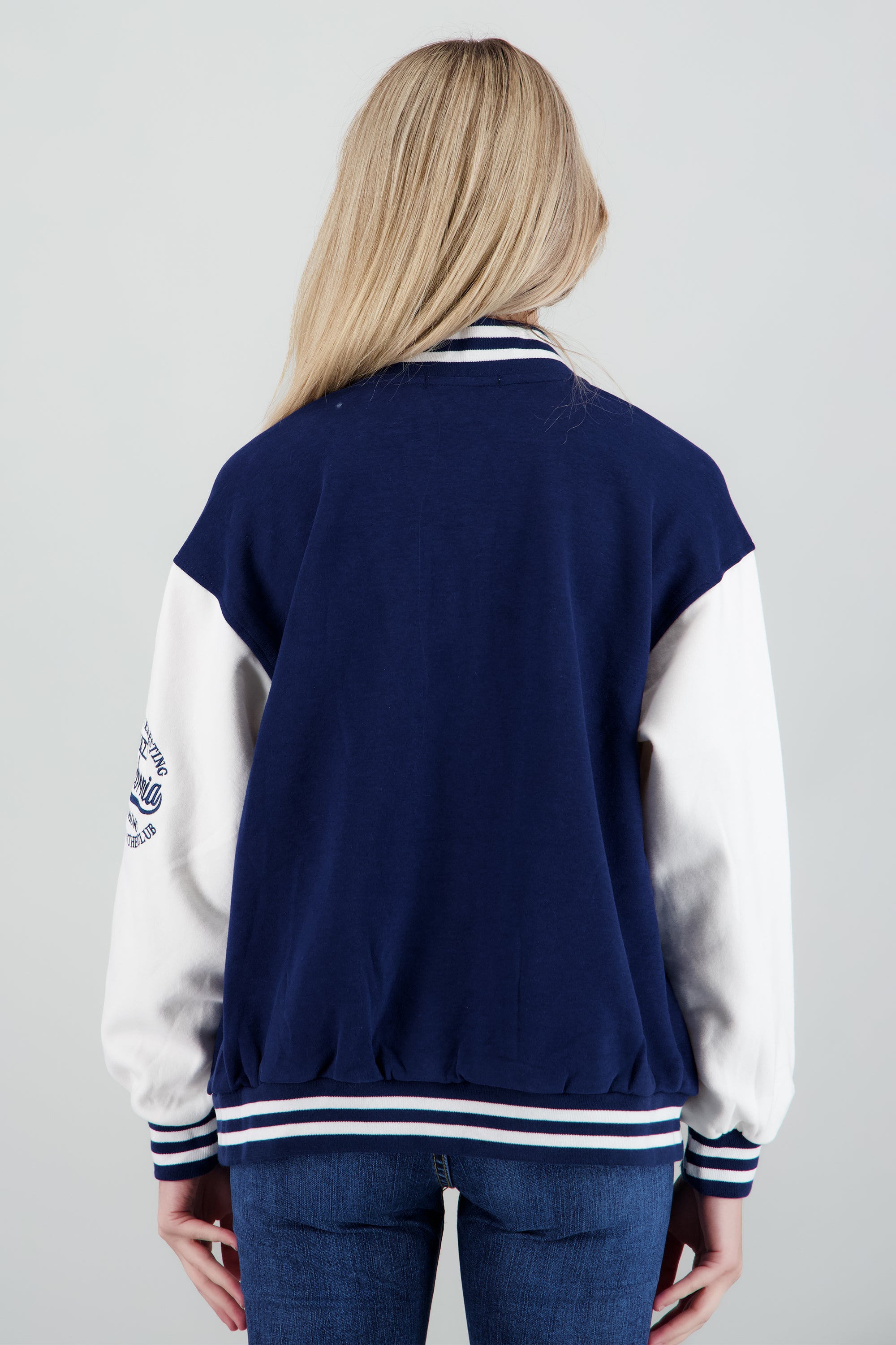 CHAMARRA BOMBER CALIFORNIA MARINO COMBO