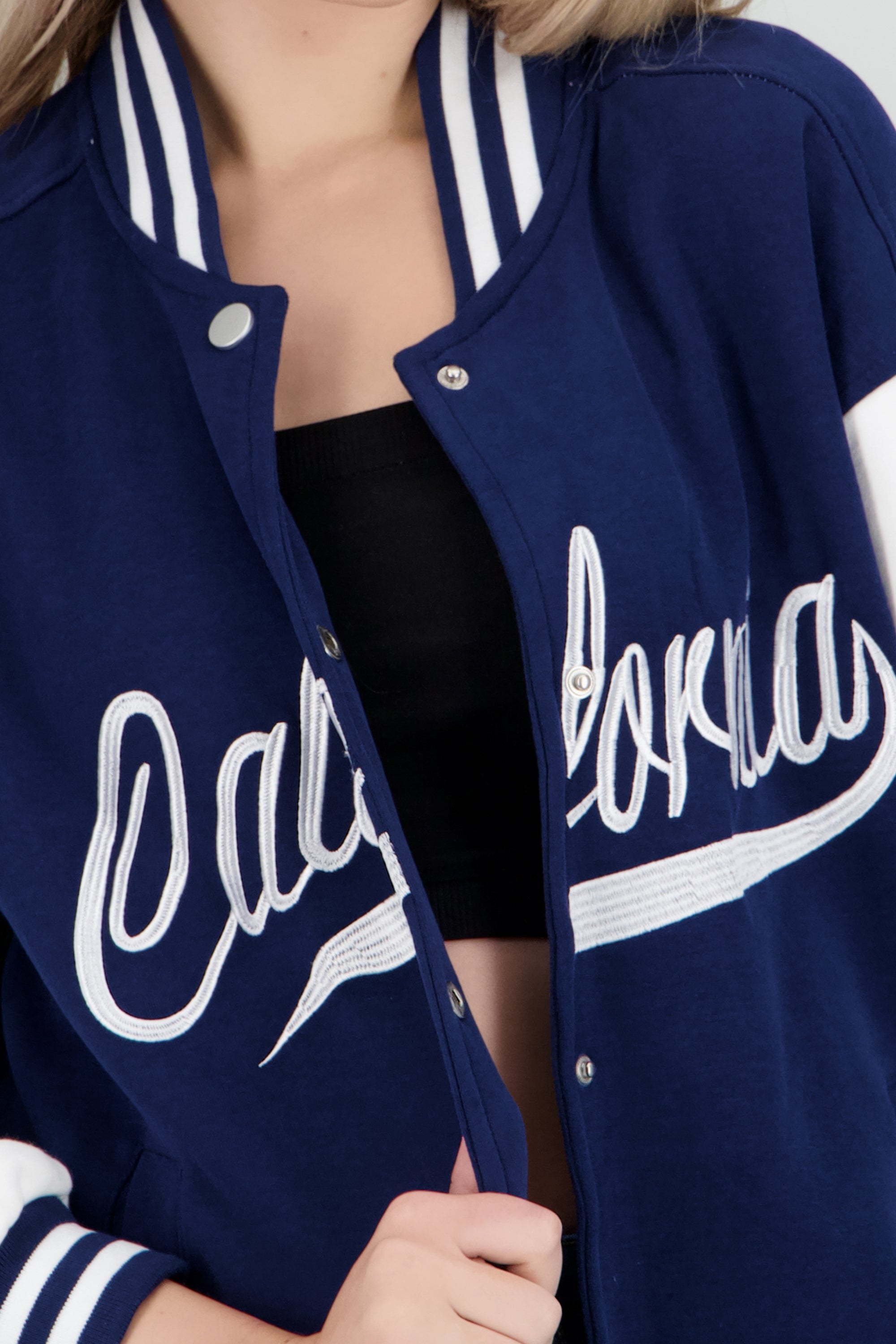 CHAMARRA BOMBER CALIFORNIA MARINO COMBO