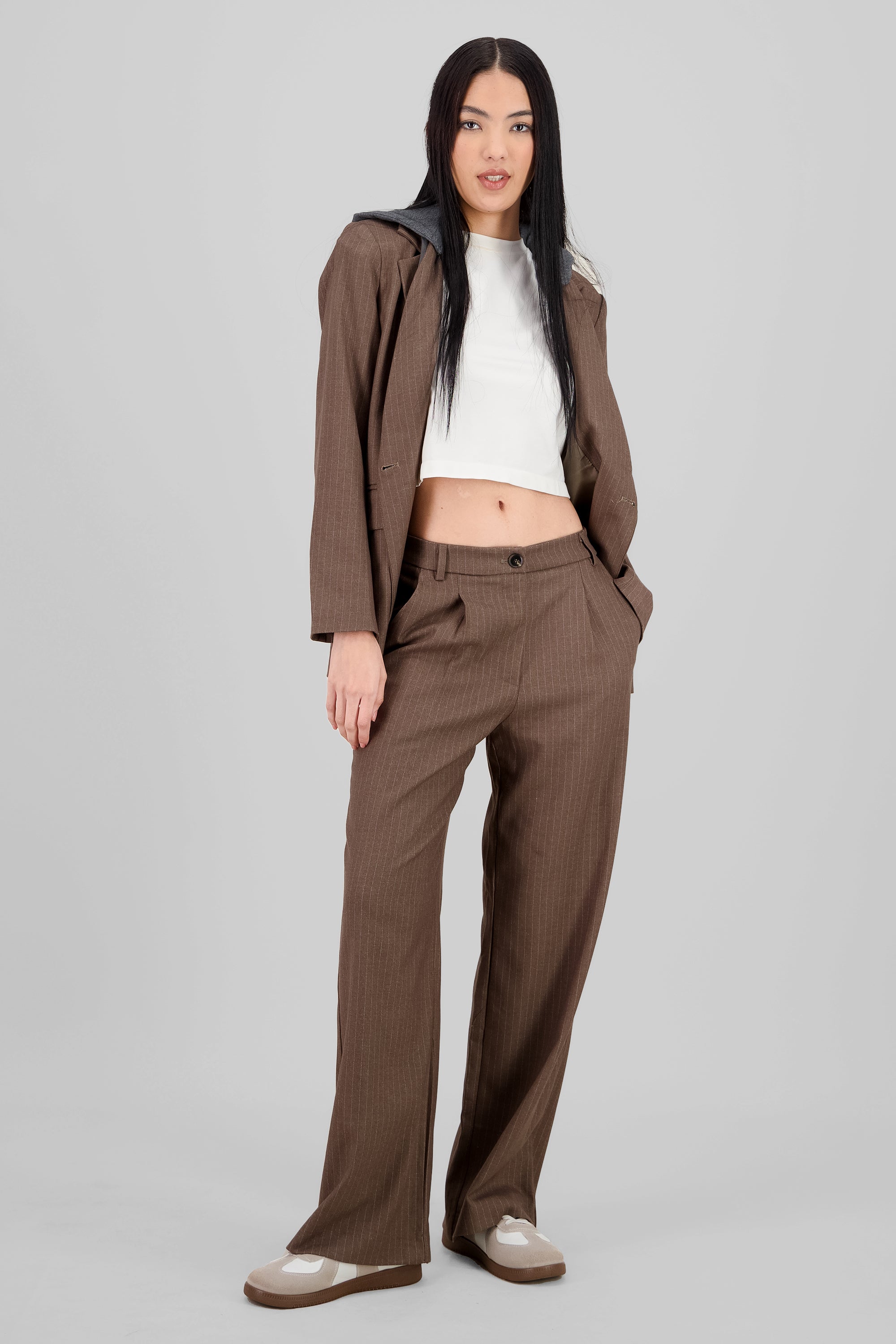 Pantalo sastre recto BEIGE