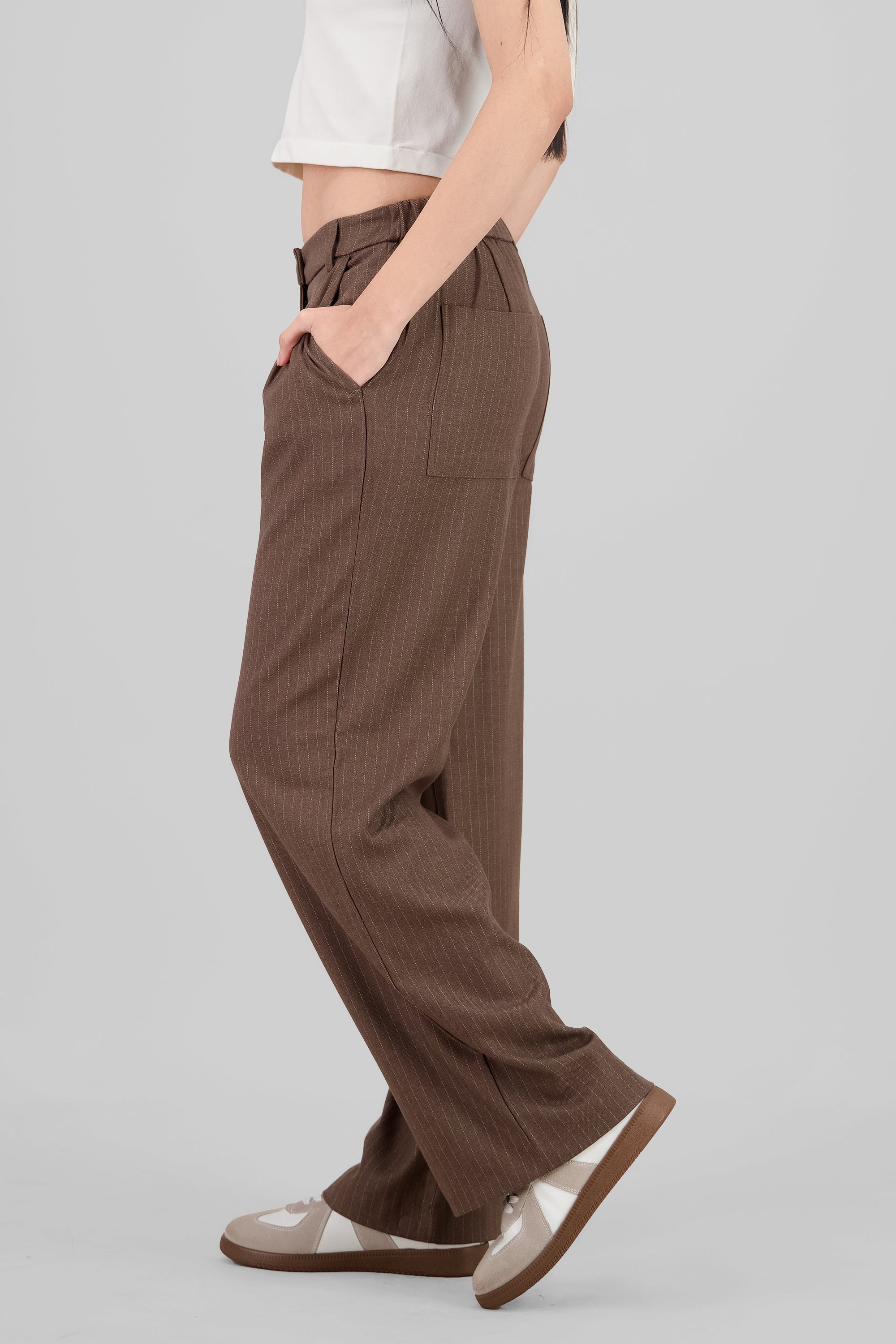 Pantalo sastre recto BEIGE