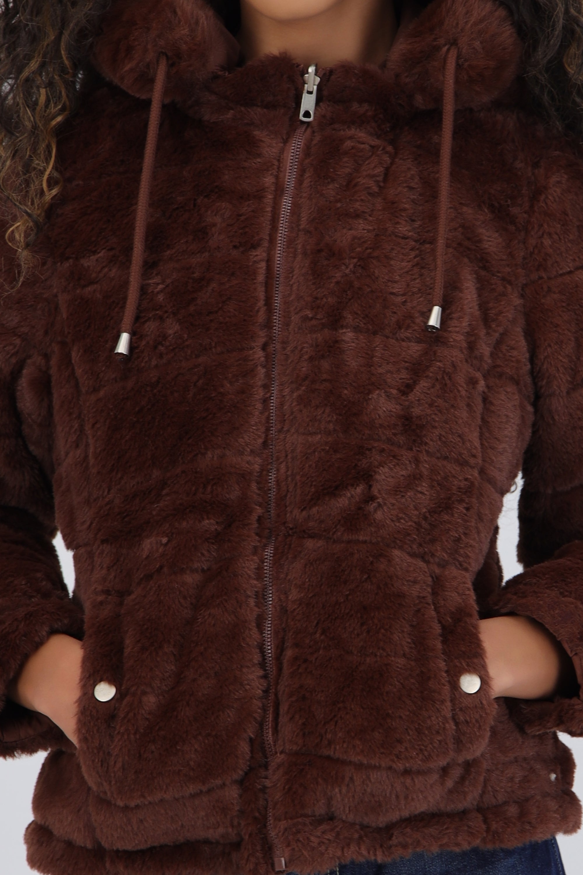 Chamarra Corta Peluche