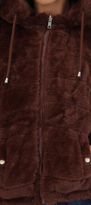 Chamarra Corta Peluche