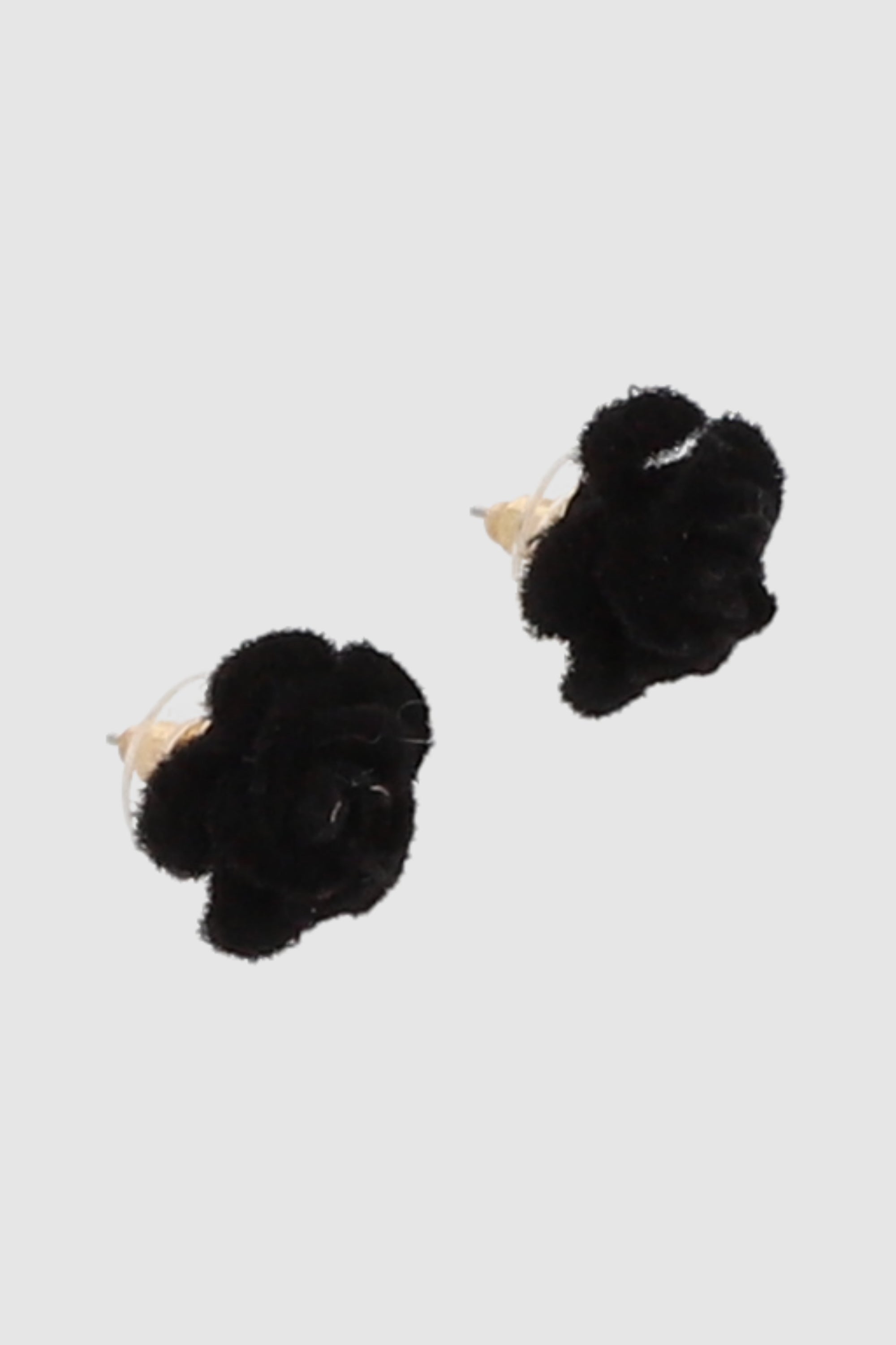 ARETES ROSA TERCIOPELO NEGRO