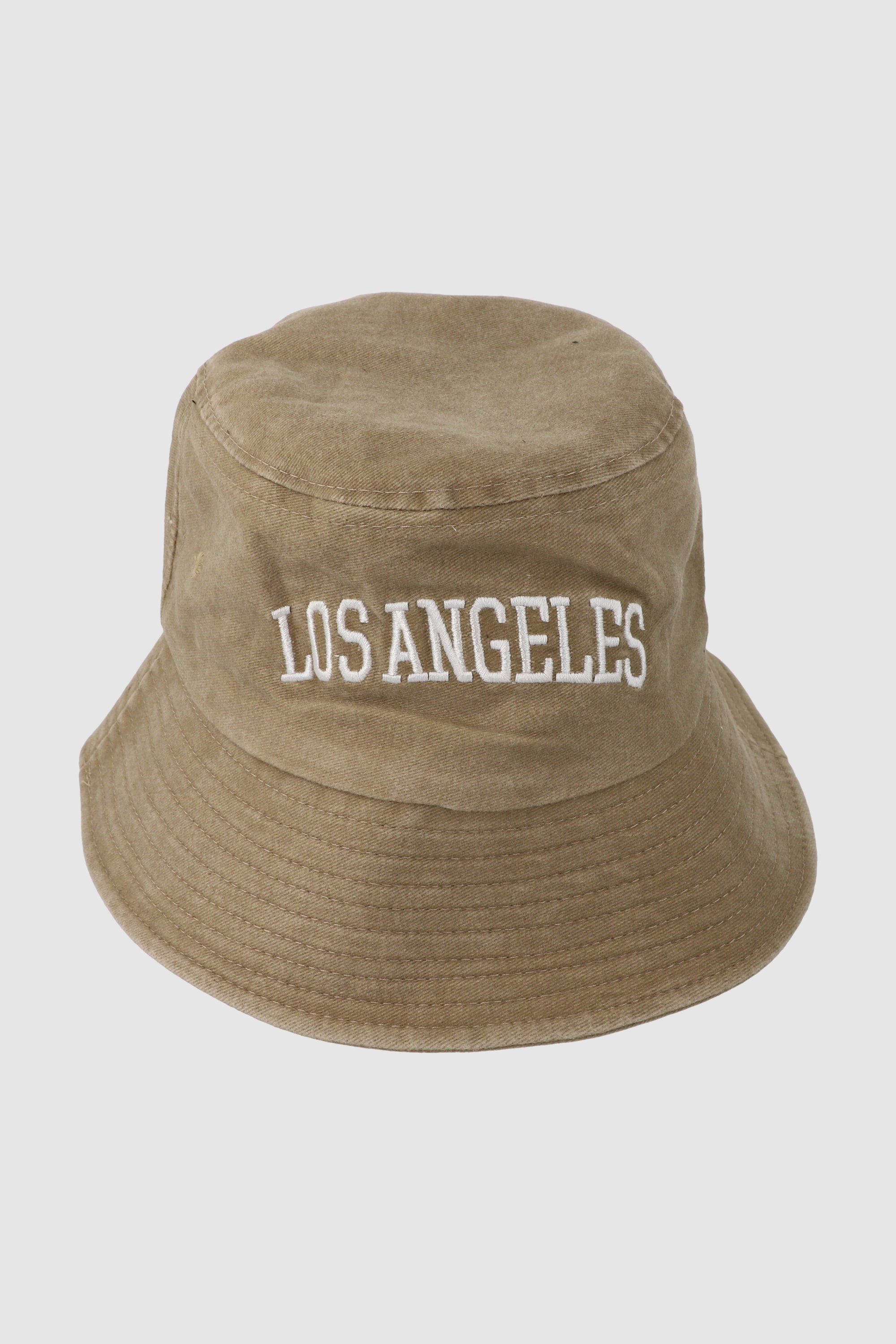 Bucket hat los angeles efecto vintage BEIGE