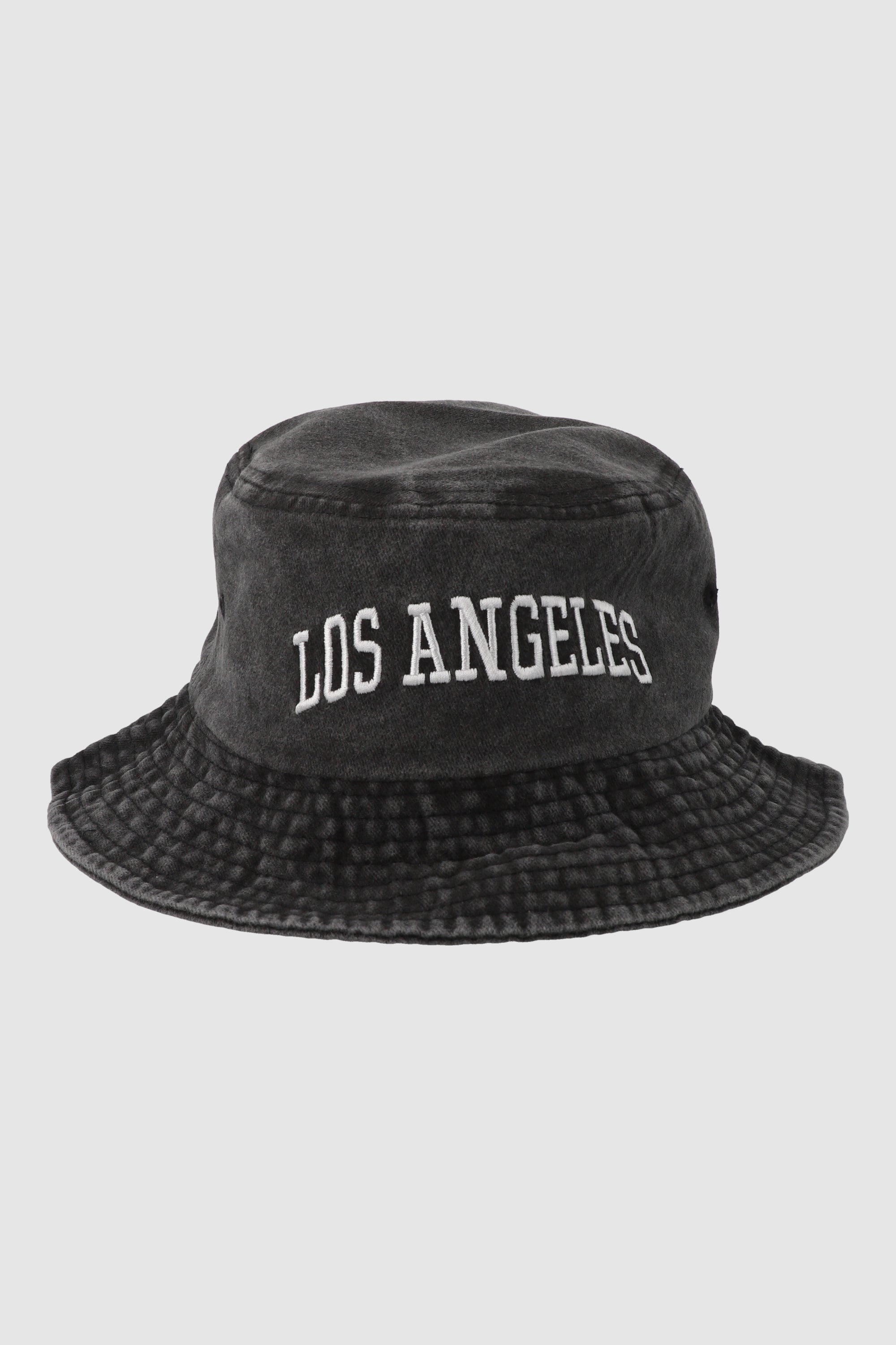 Bucket hat los angeles efecto vintage NEGRO