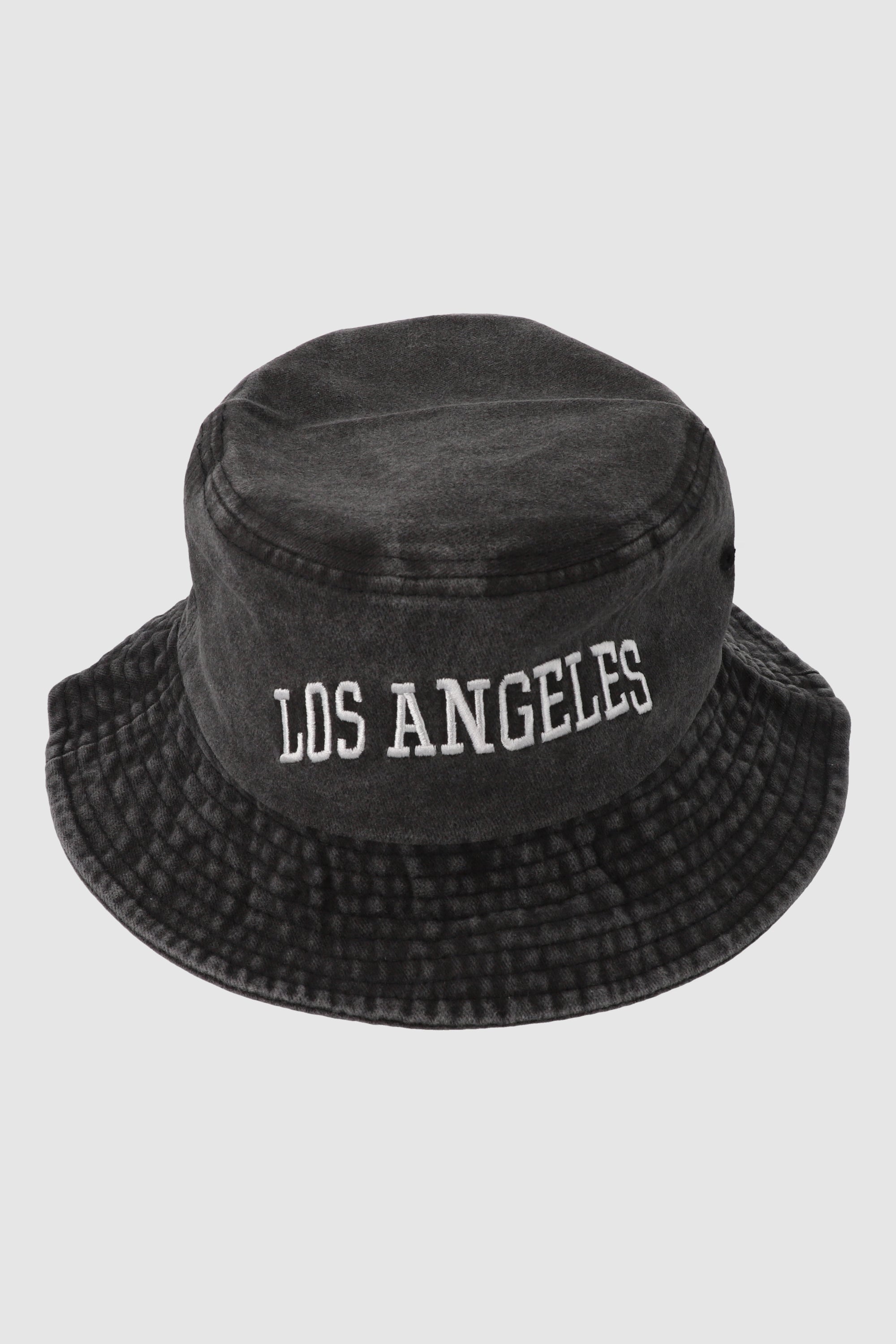 Bucket hat los angeles efecto vintage NEGRO