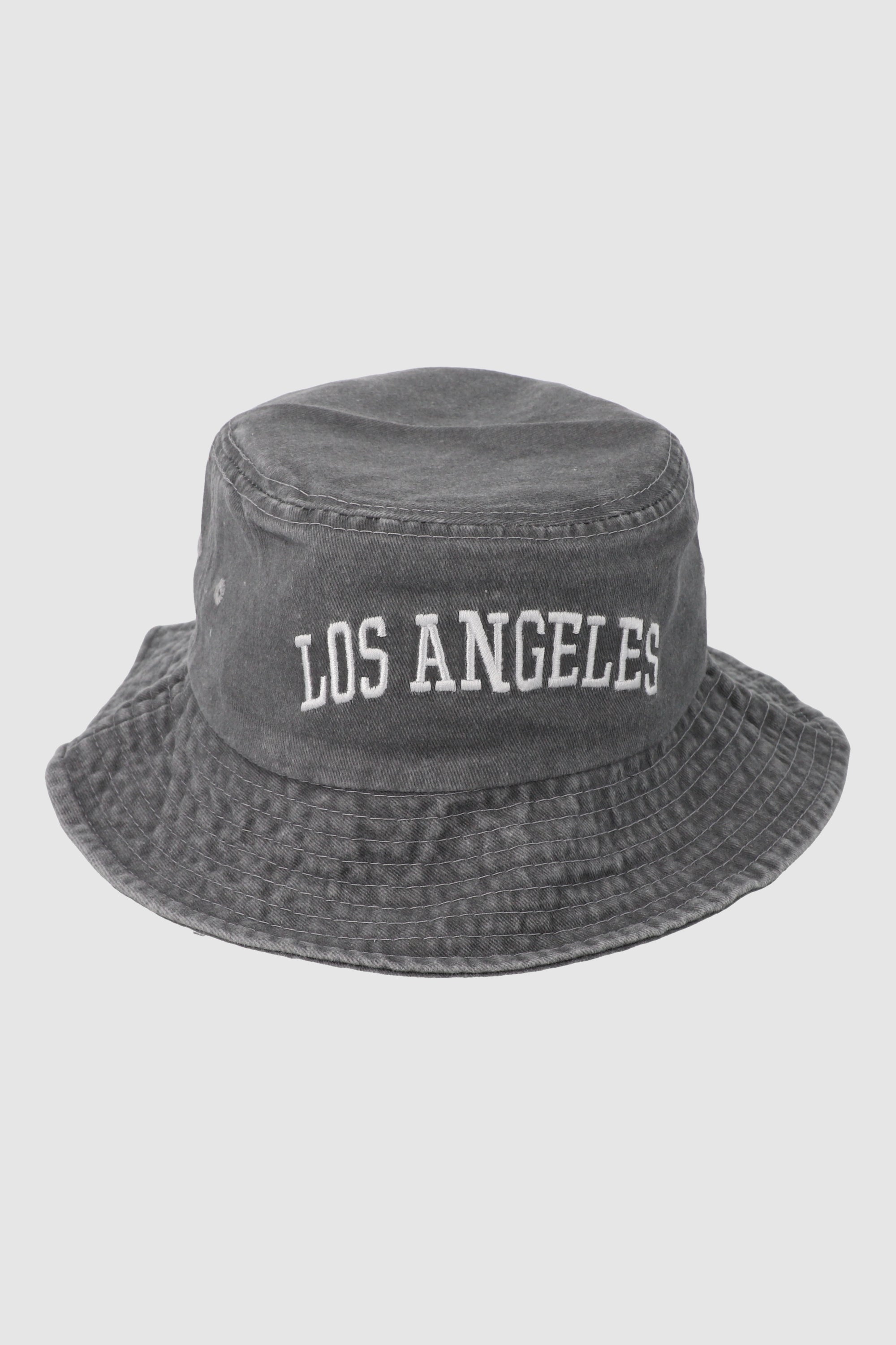 Bucket hat los angeles efecto vintage GRIS