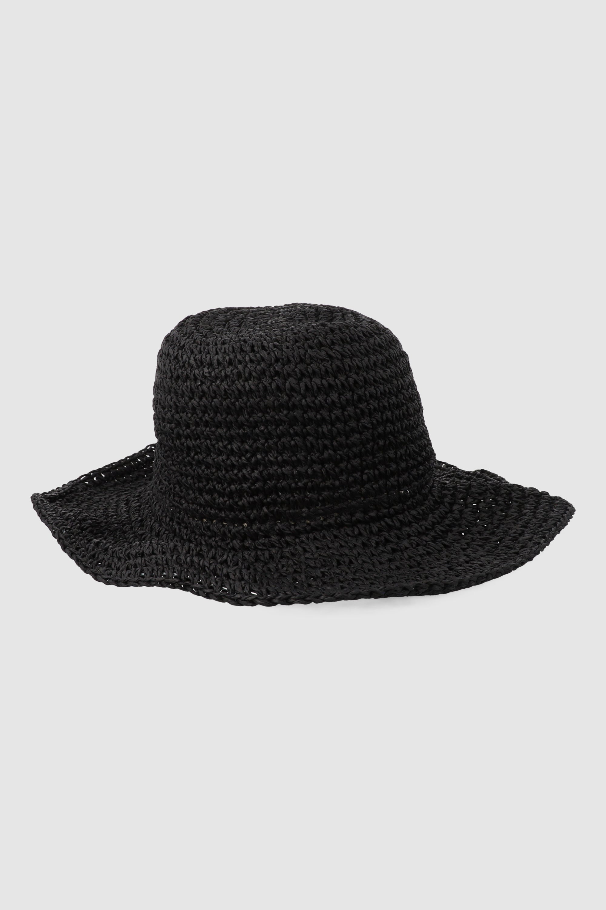 Bucket hat tejido NEGRO