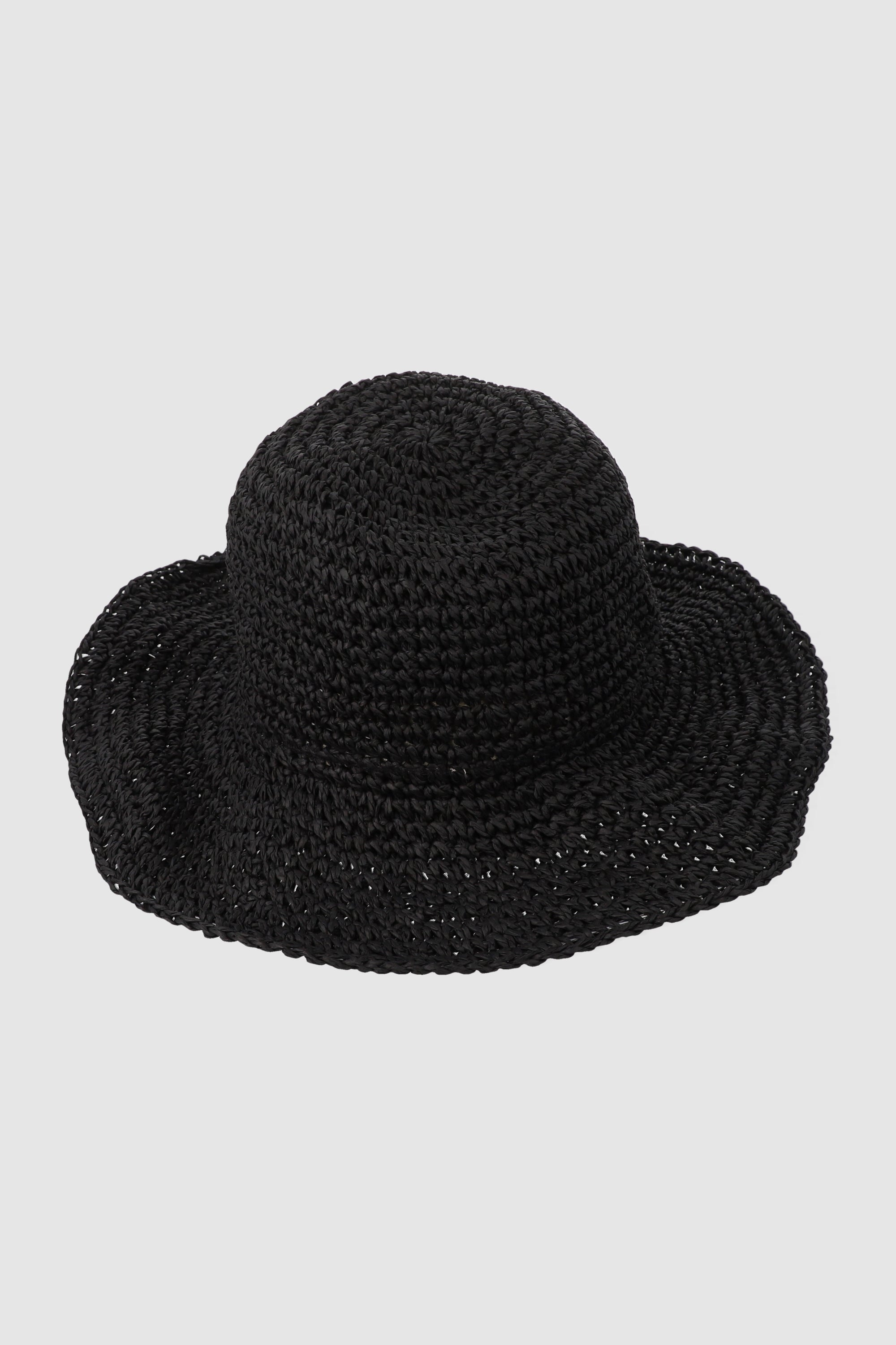 Bucket hat tejido NEGRO