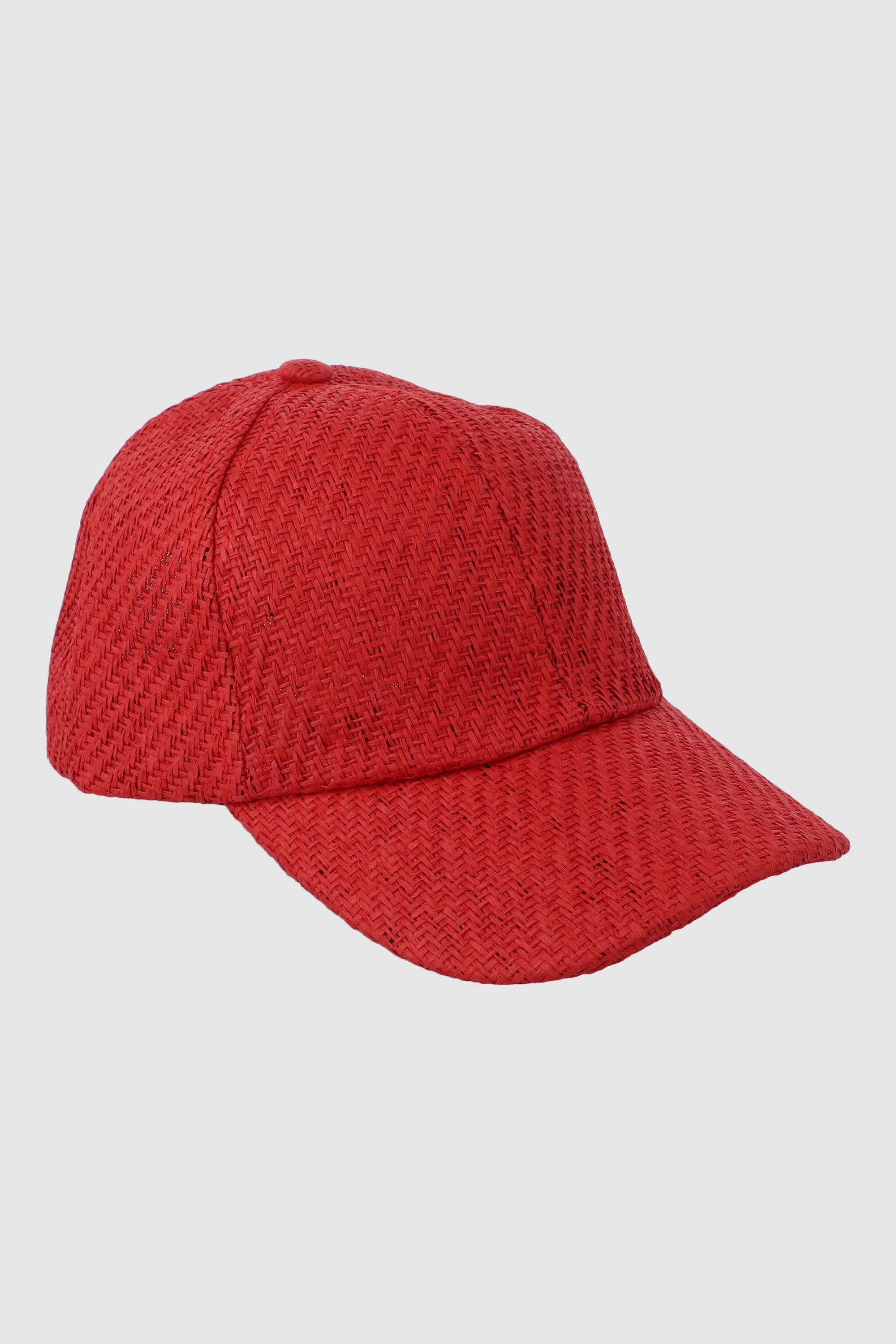 Gorra basica textura ROJO