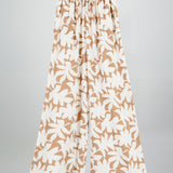 Pantalon amplio estampado tropical