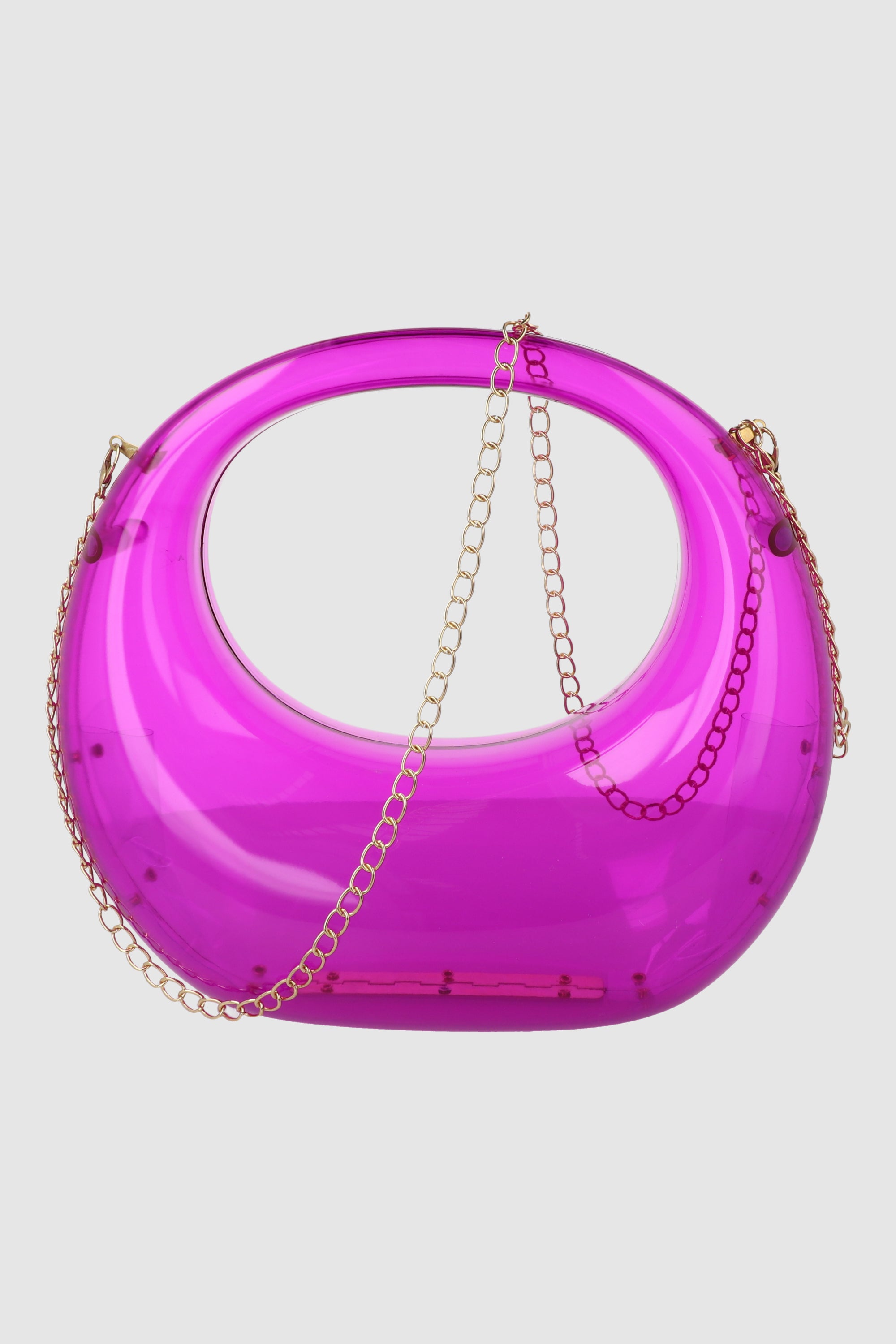 Bolsa rigida circular MORADO