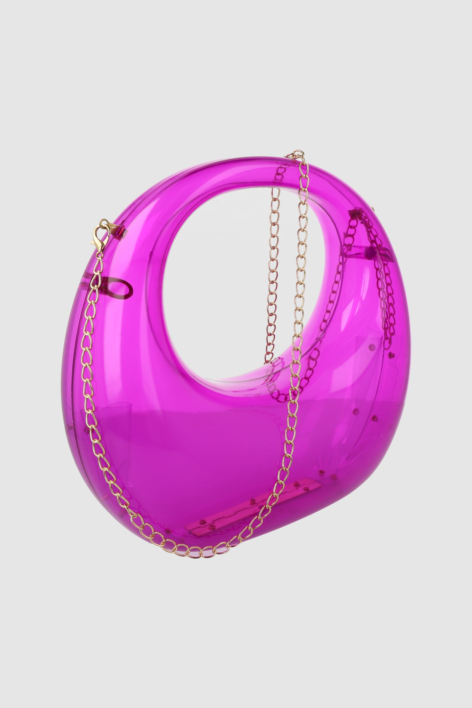 Bolsa rigida circular MORADO