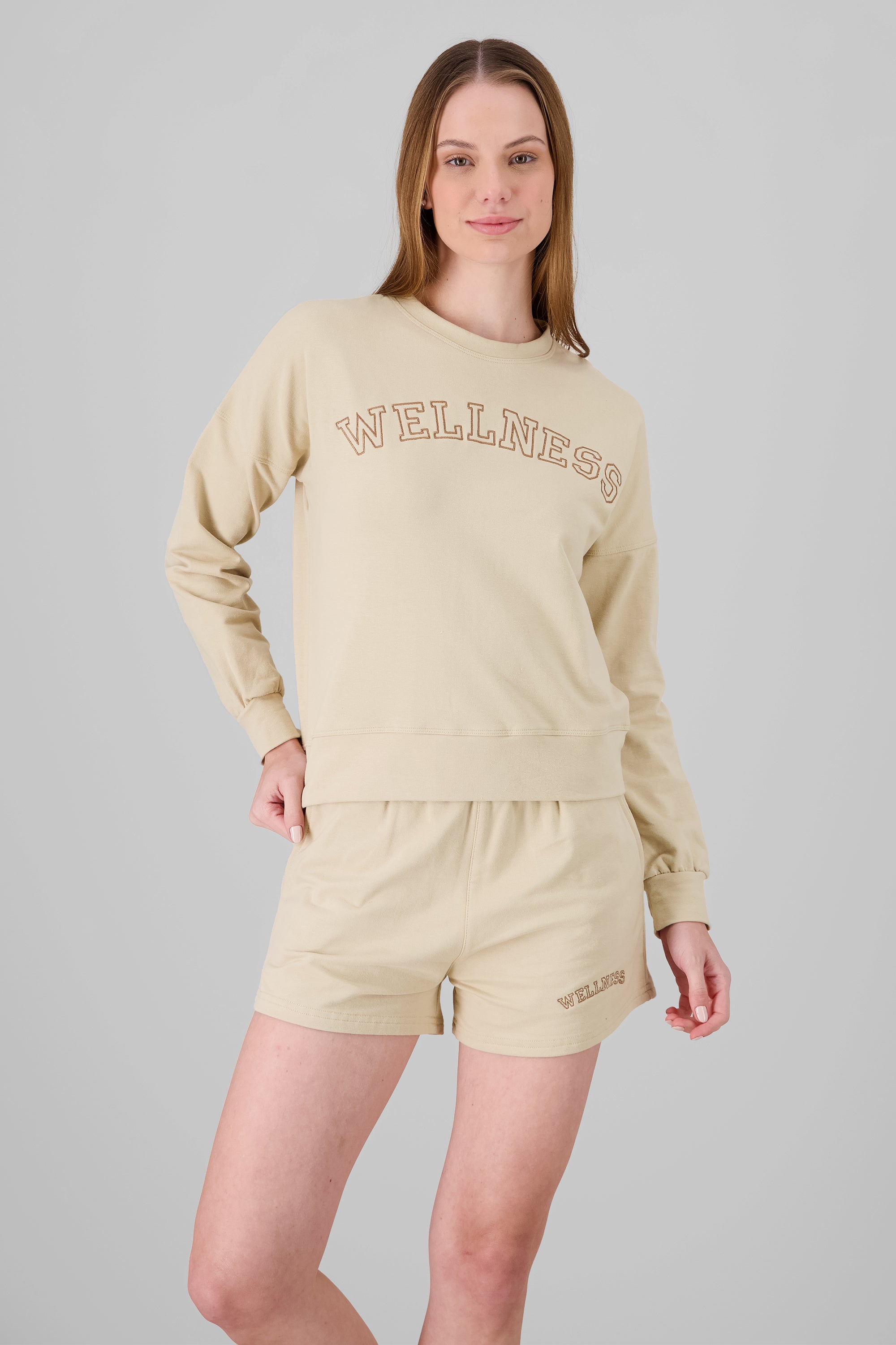 Sudadera wellness BEIGE