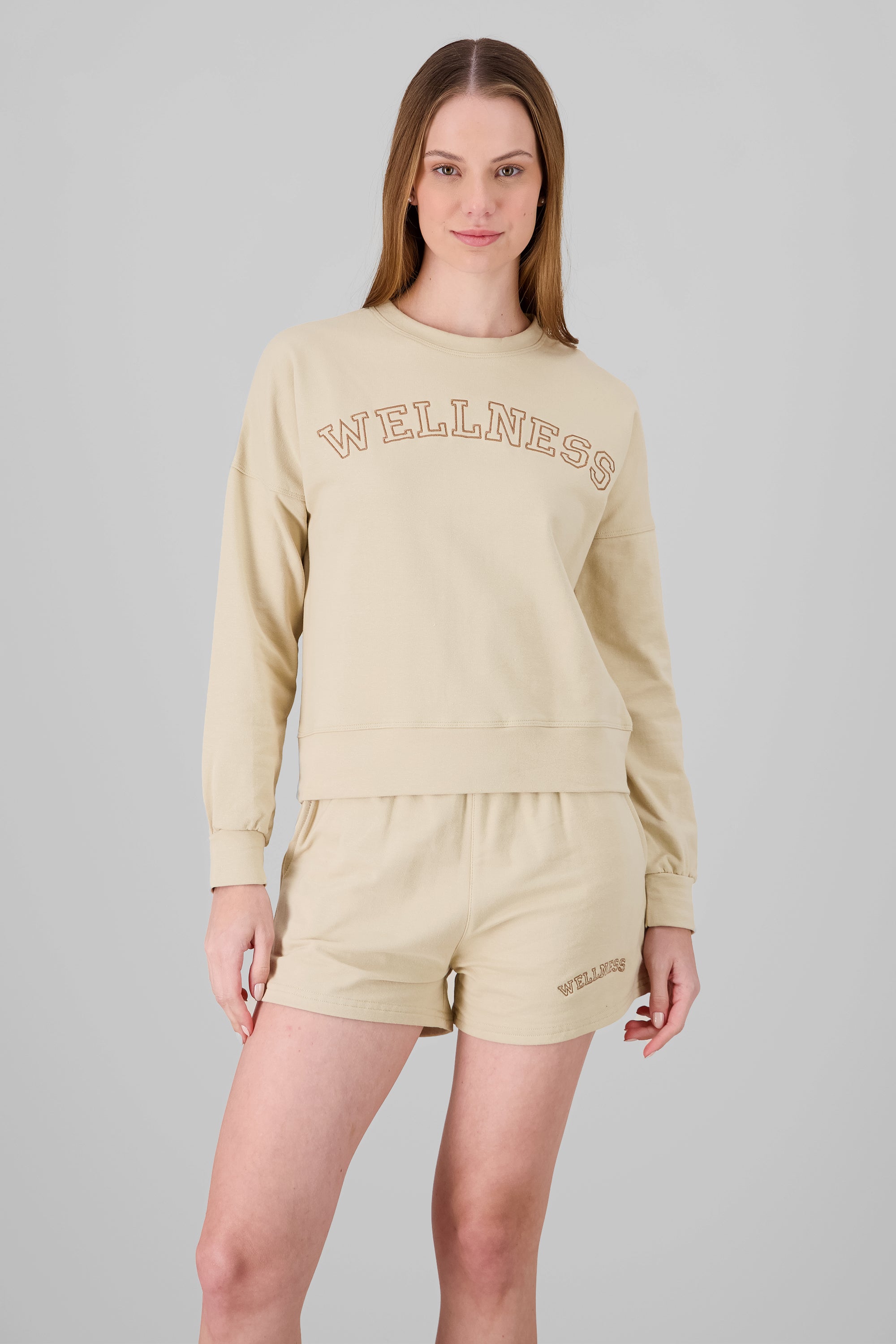 Sudadera wellness BEIGE