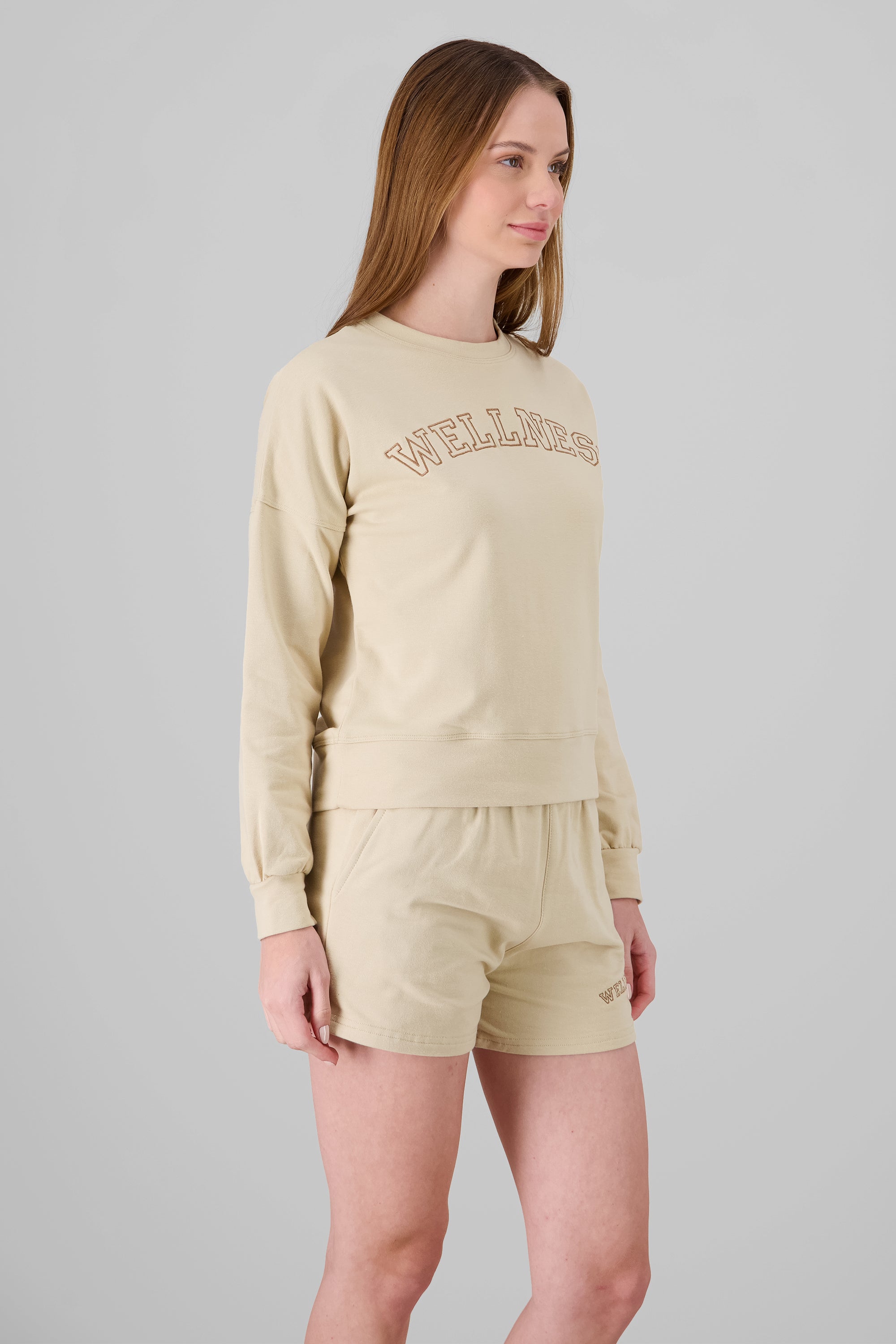 Sudadera wellness BEIGE