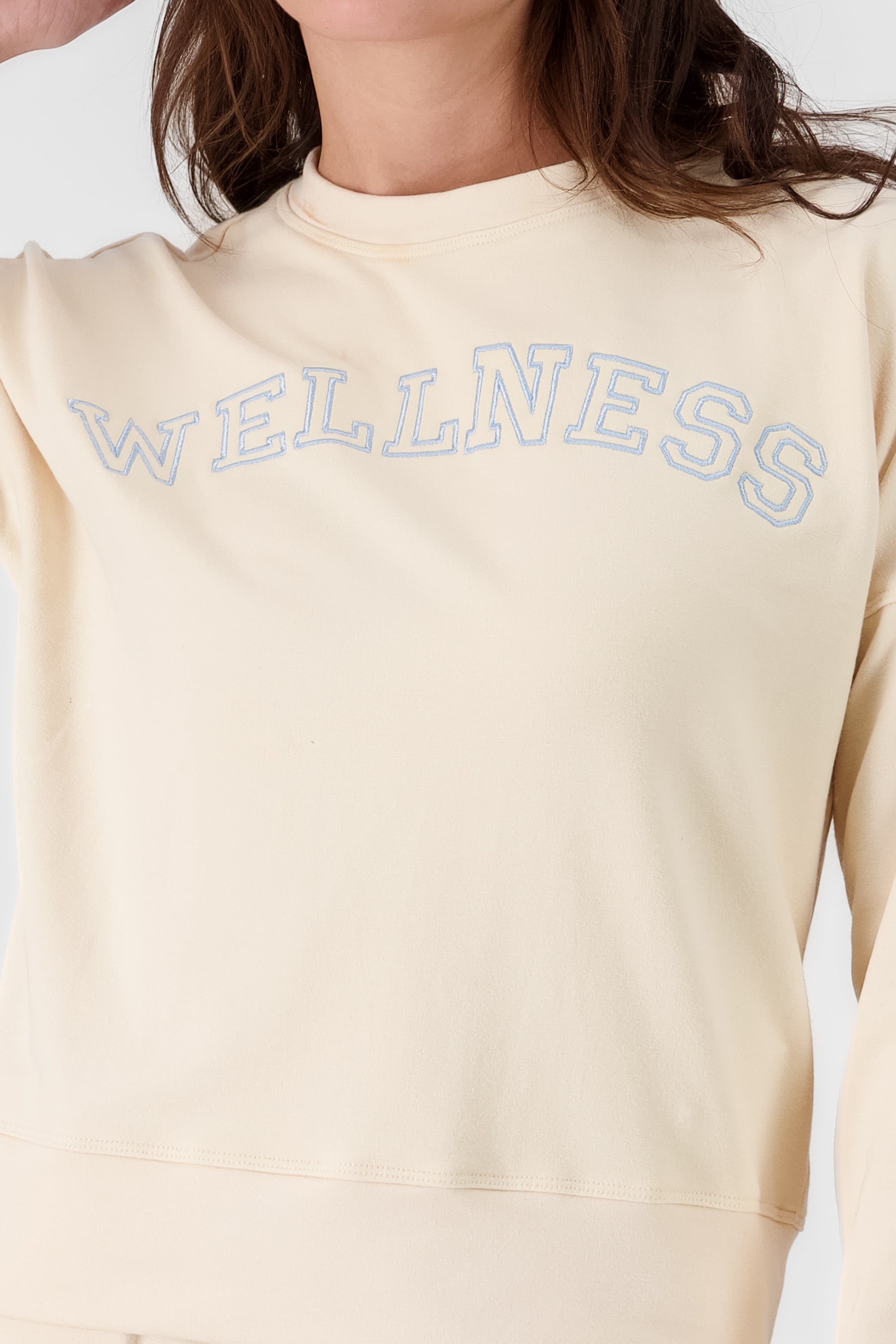 Sudadera wellness AMARILLO PASTEL