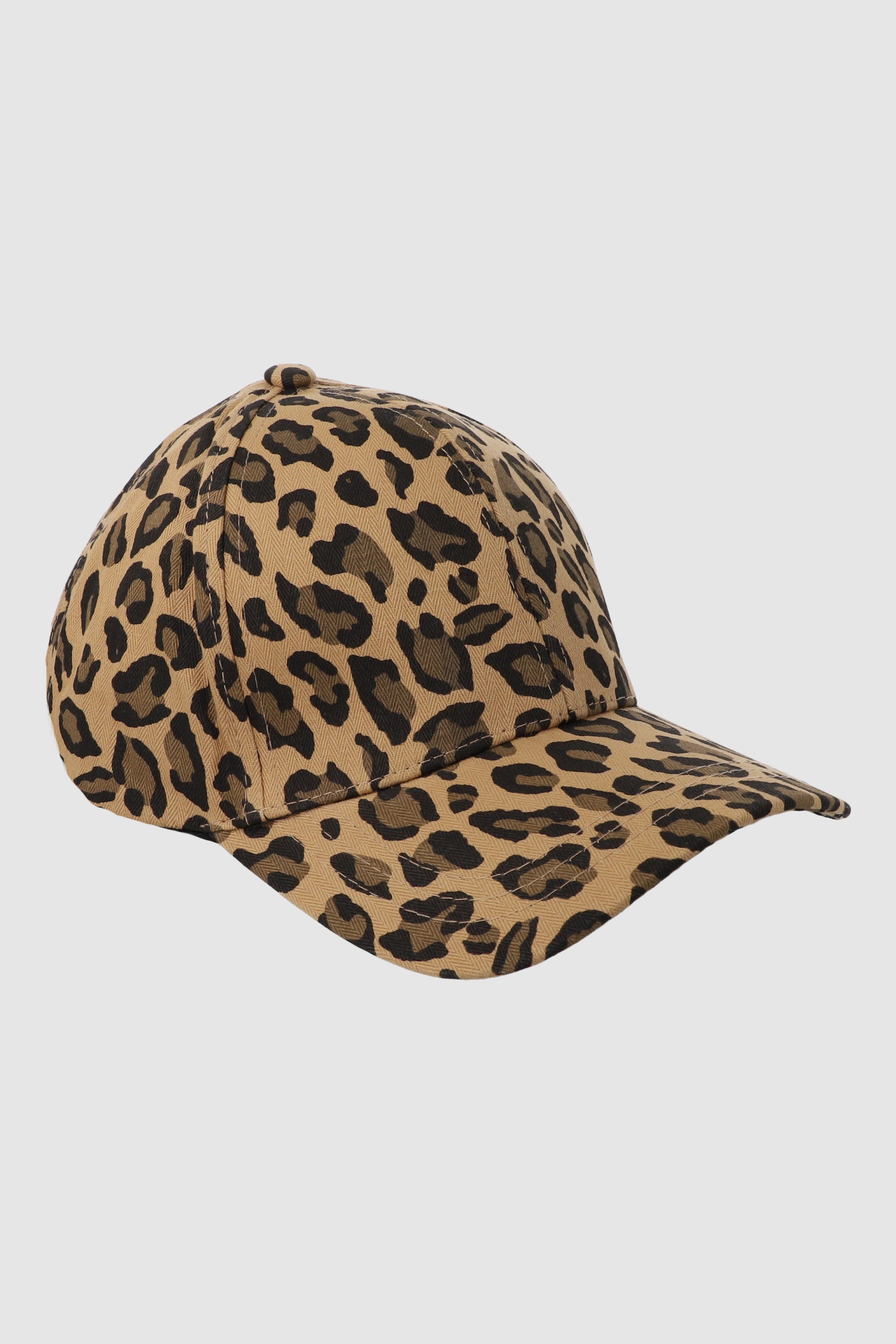 Gorra sencilla leopardo CAFE