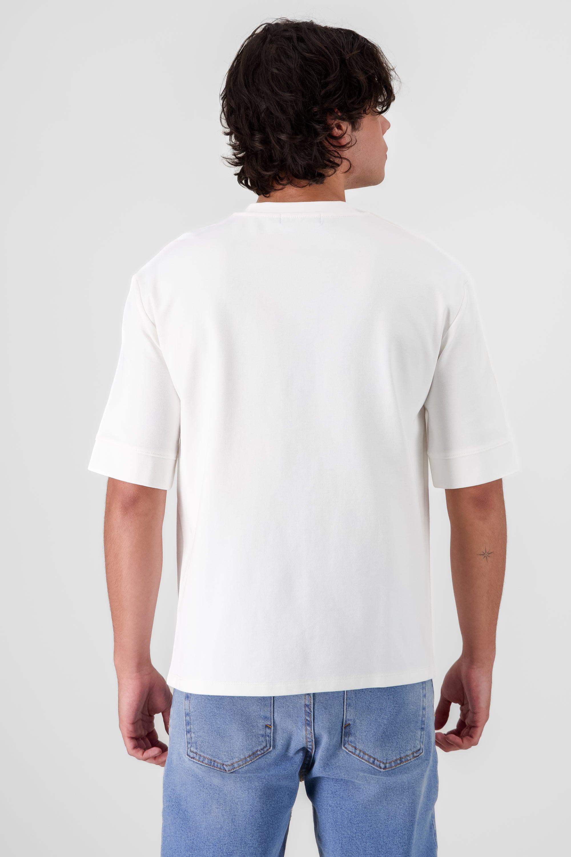 Playera os pesada BLANCO