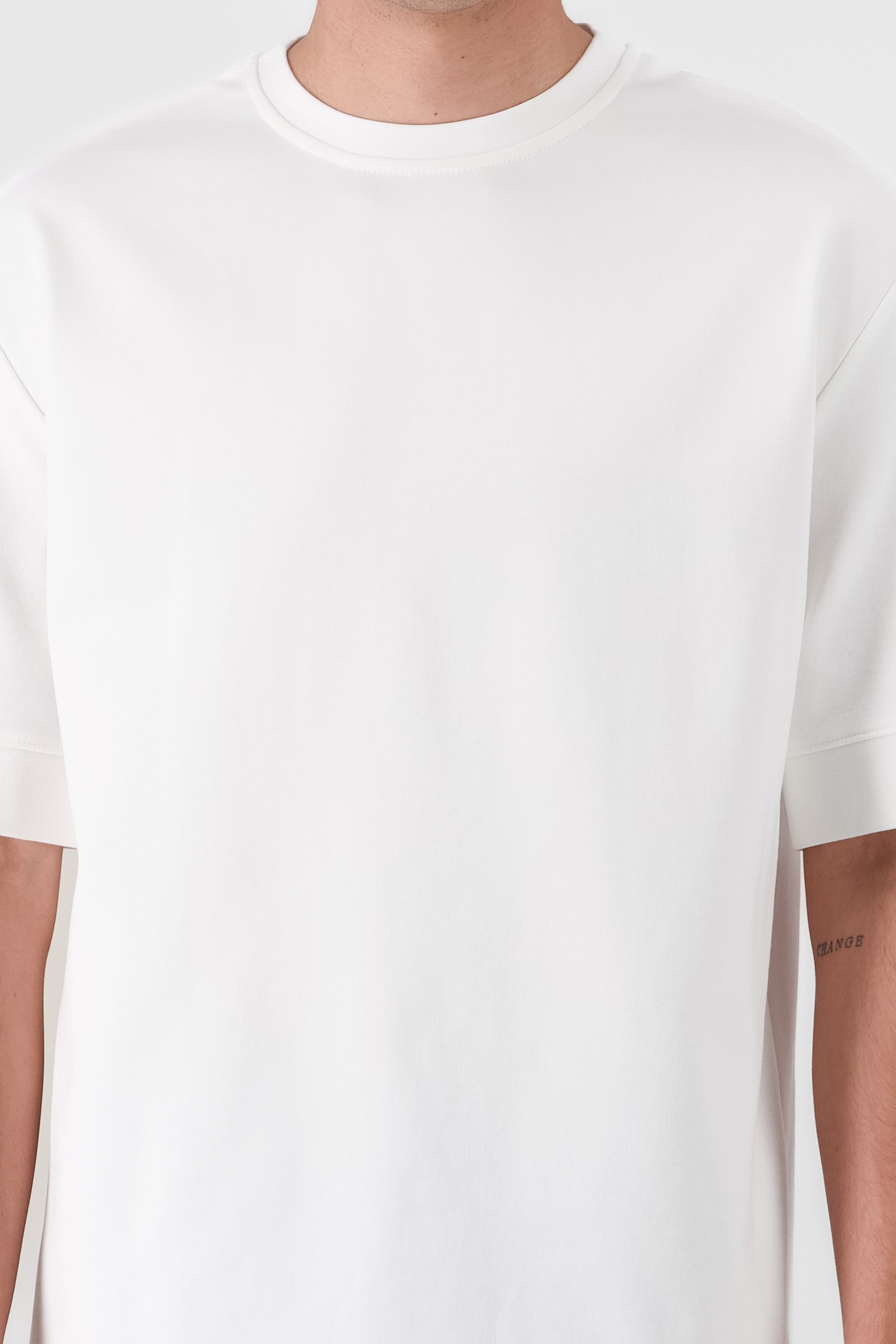 Playera os pesada BLANCO