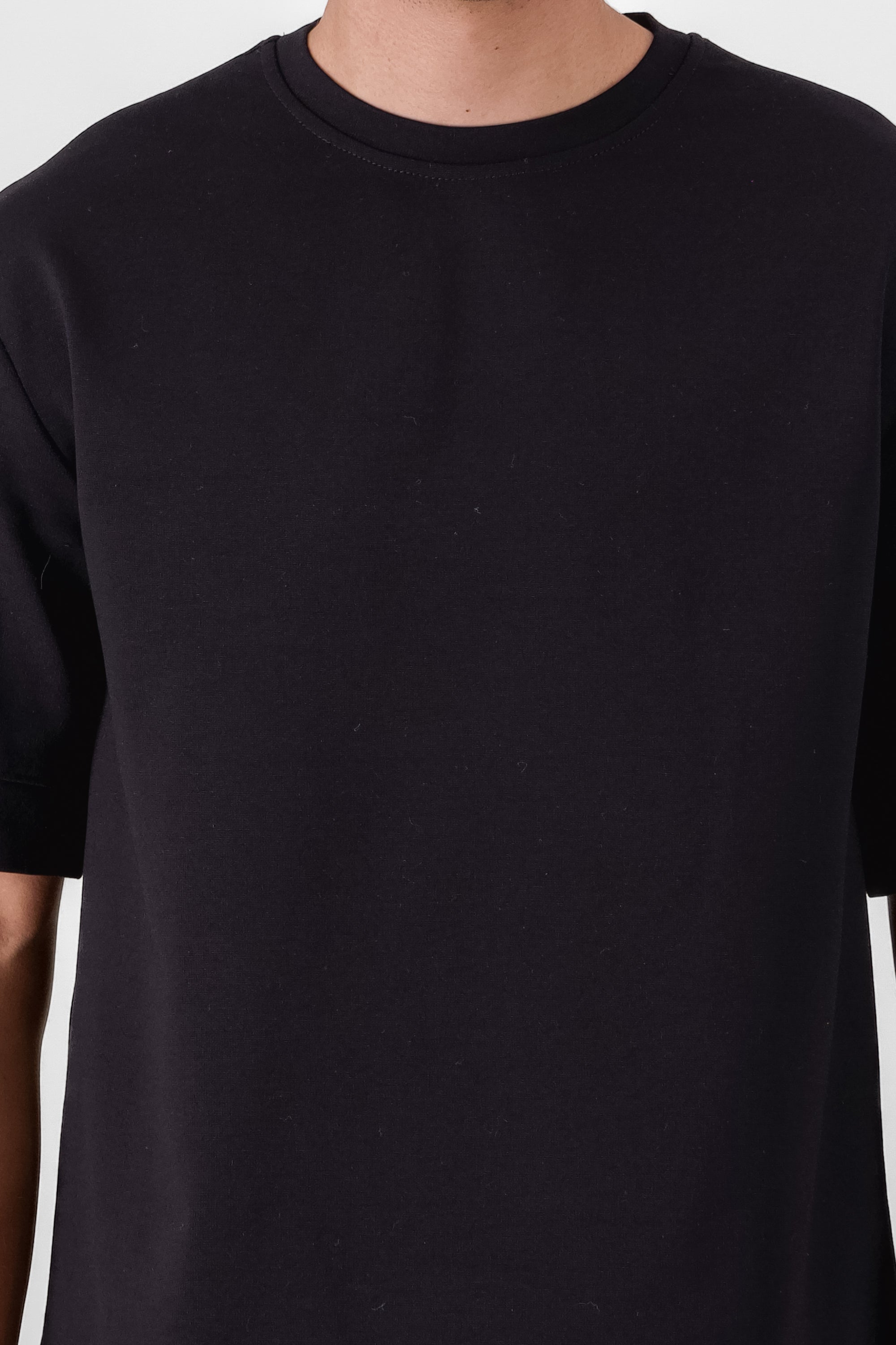 Playera os pesada NEGRO