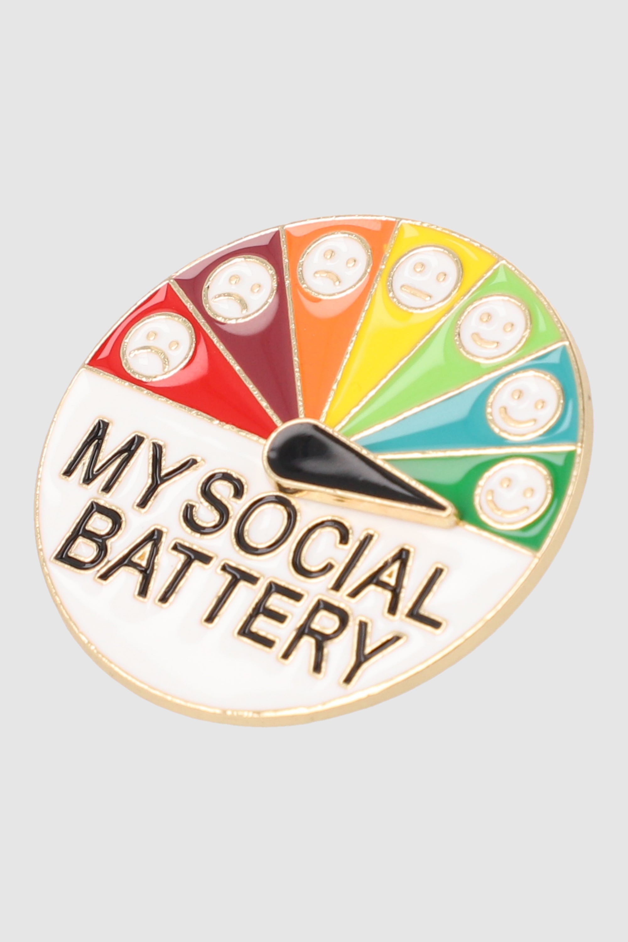 Pin redondo social battery MULTICOLOR