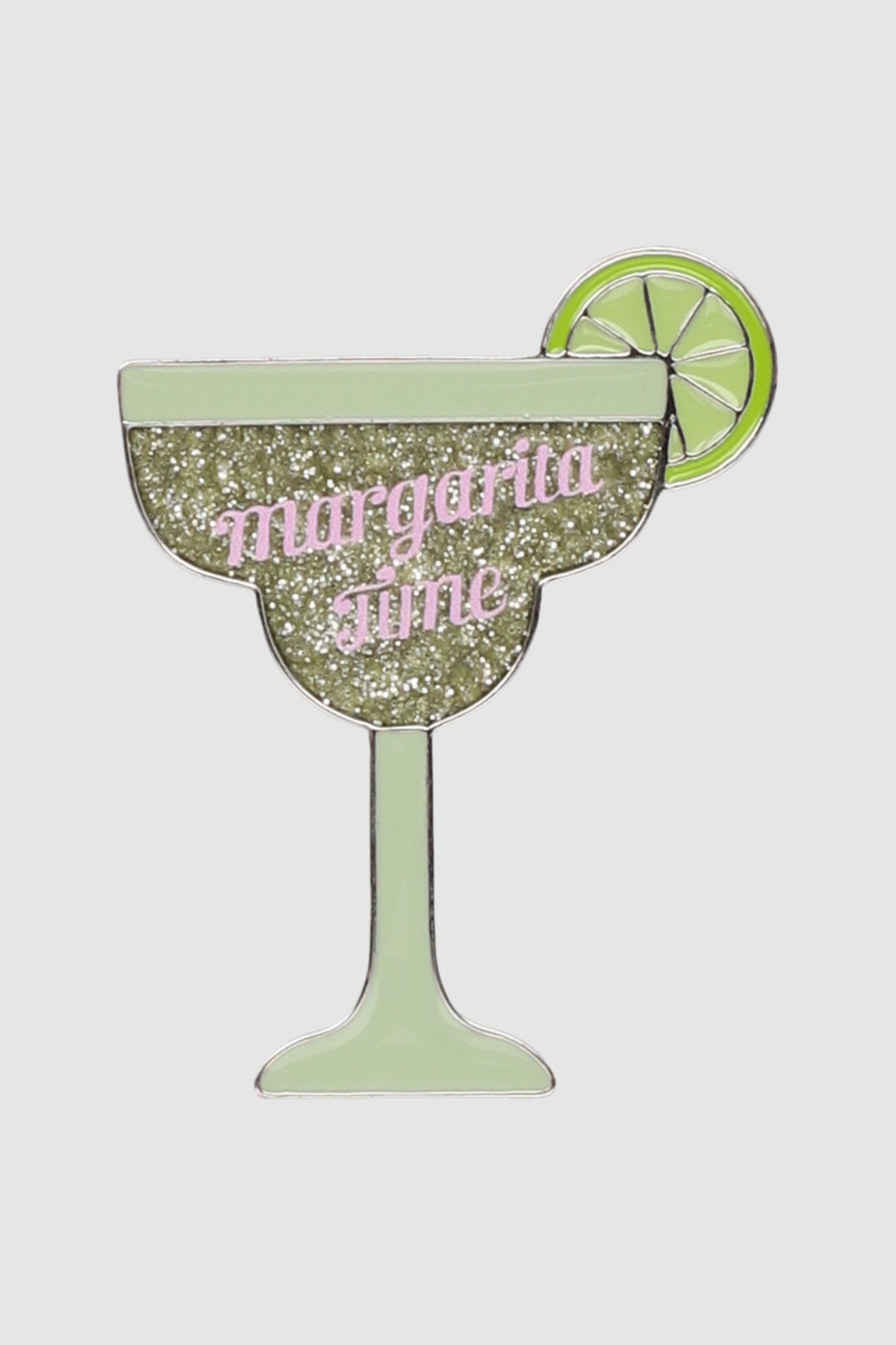 Pin margarita glitter BLANCO