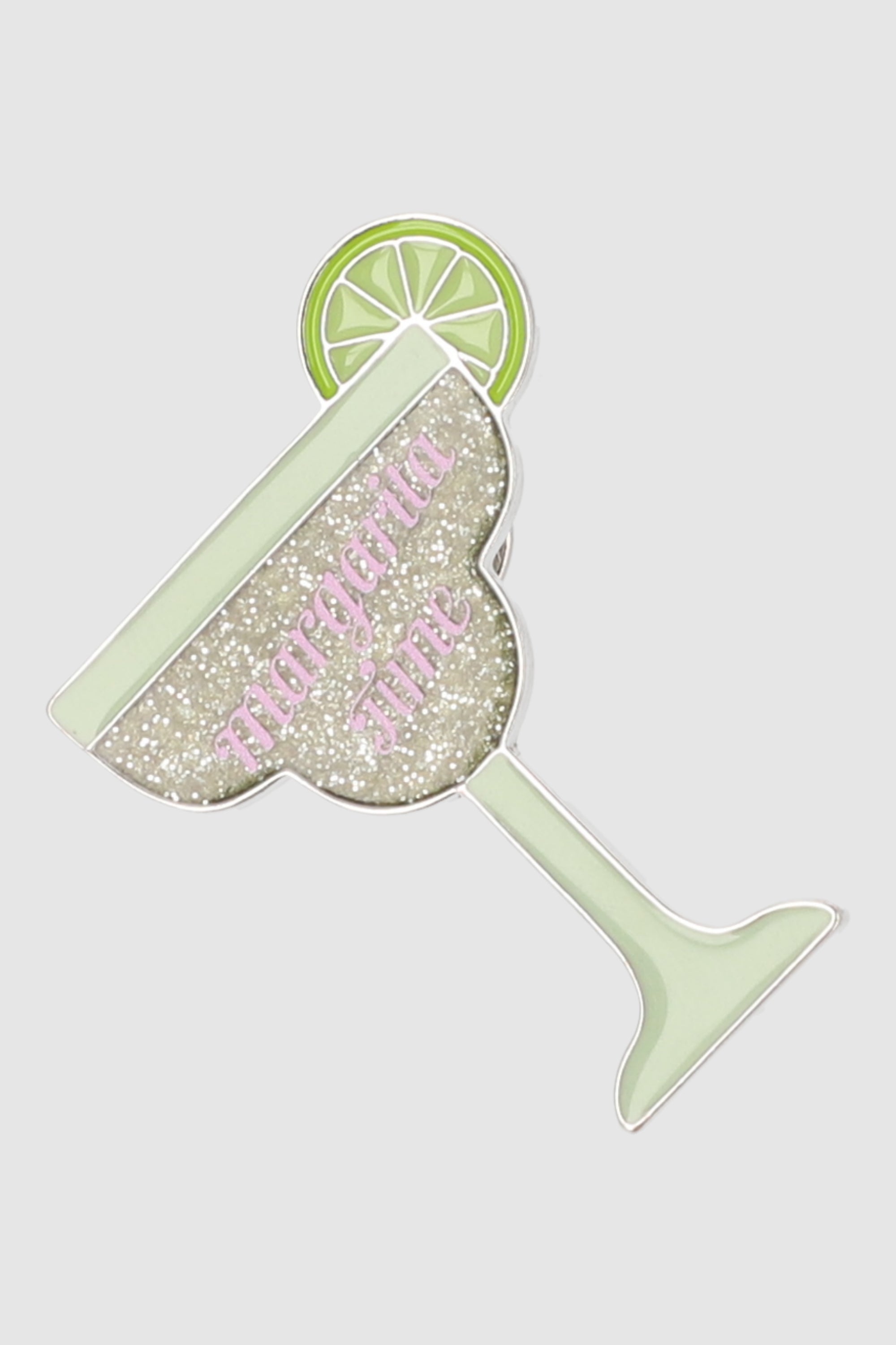 Pin margarita glitter BLANCO