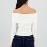 Sueter bandeau tejido