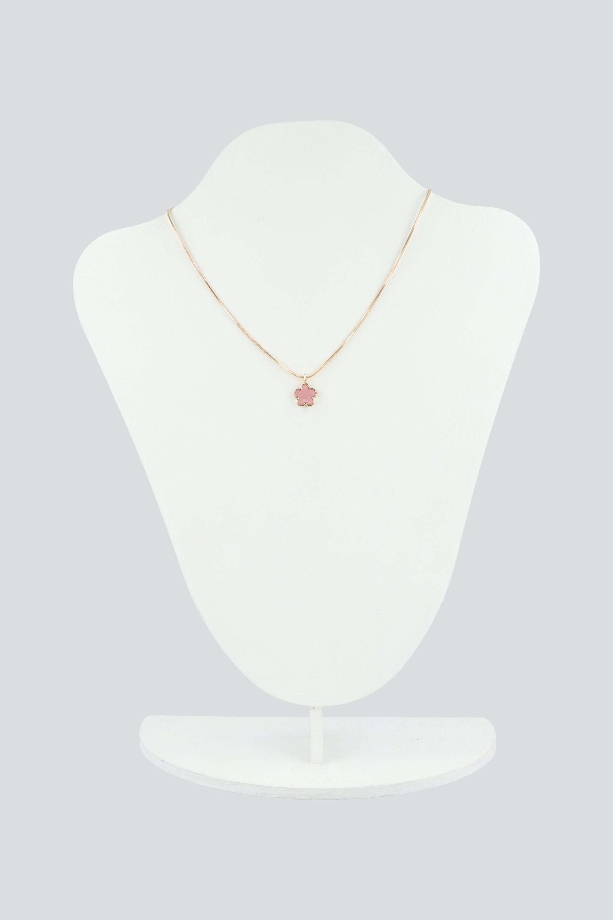 Collar Flor Color PALO DE ROSA