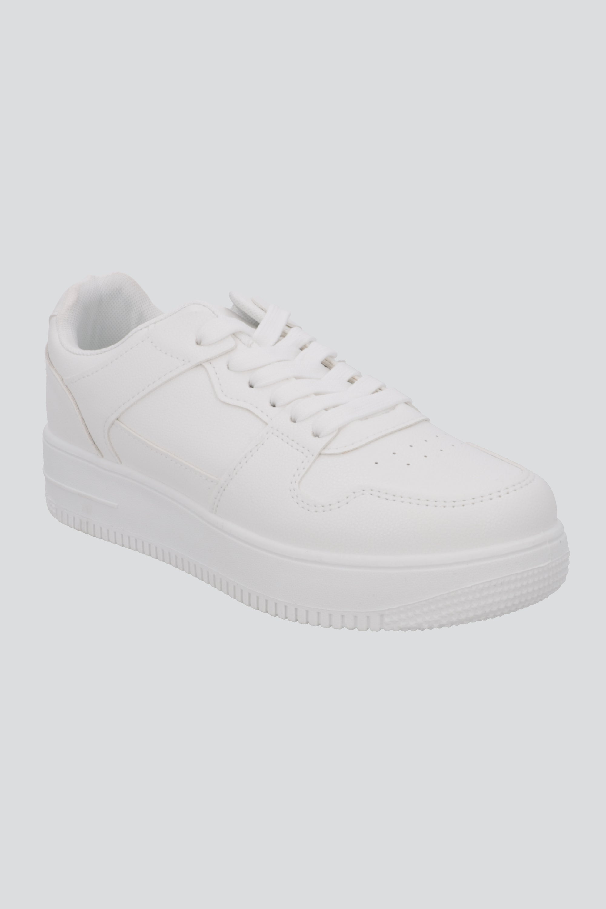 Tenis Retro Básico Contraste BLANCO