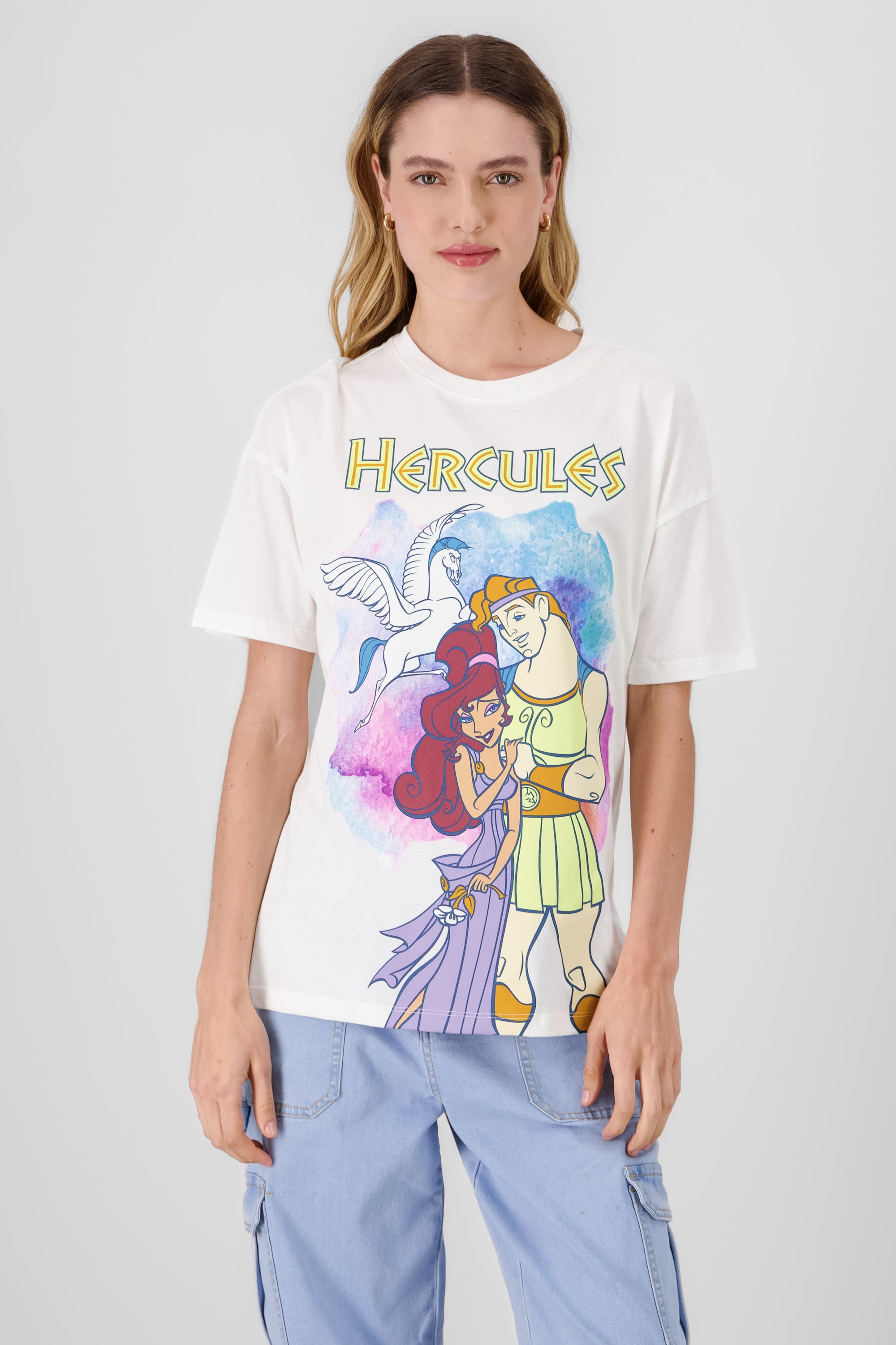 Playera hercules megara BLANCO