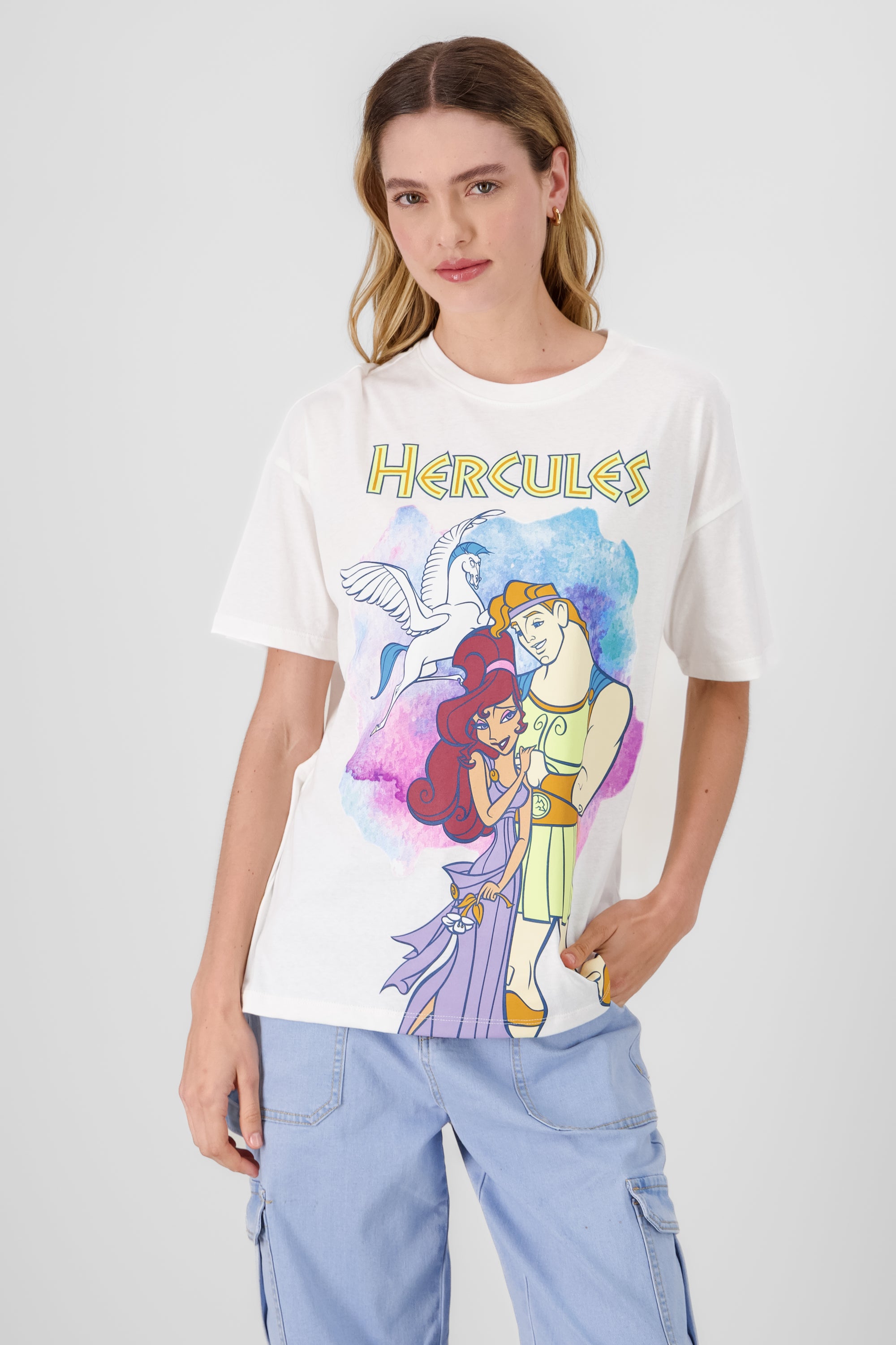 Playera hercules megara BLANCO