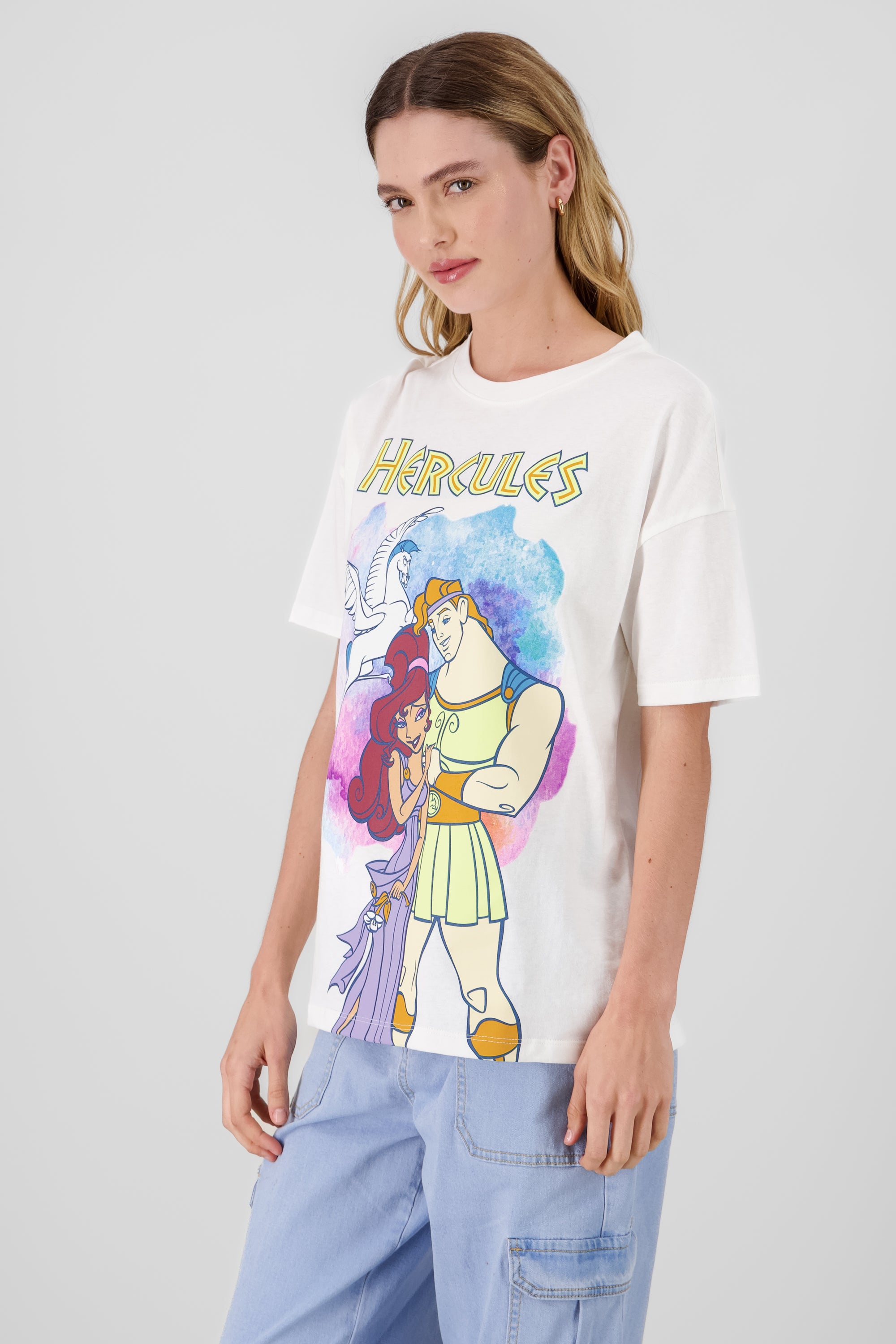 Playera hercules megara BLANCO