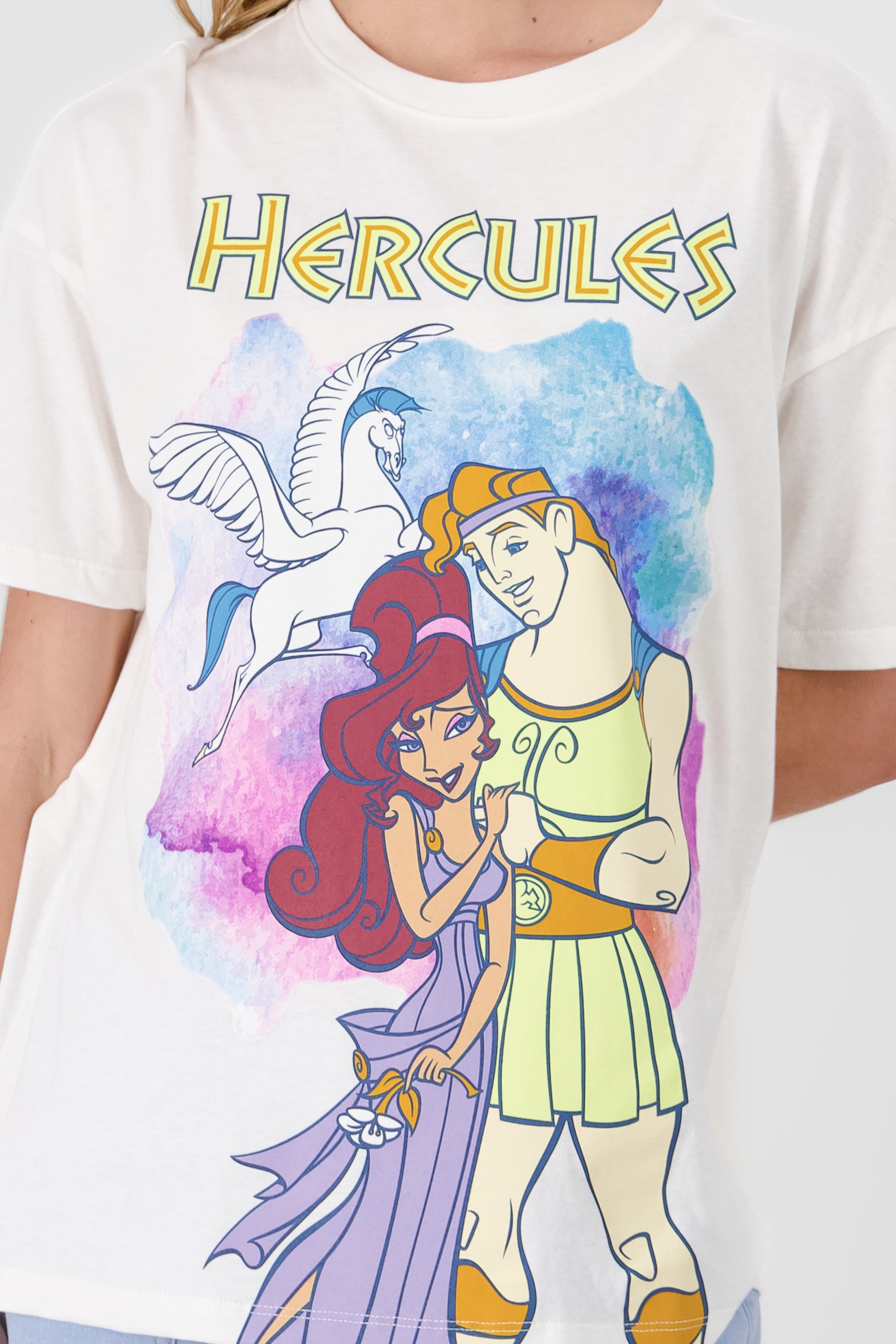 Playera hercules megara BLANCO