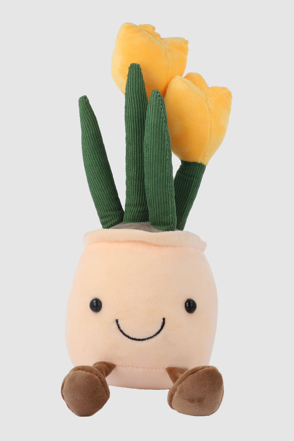 Peluche maceta tulipan