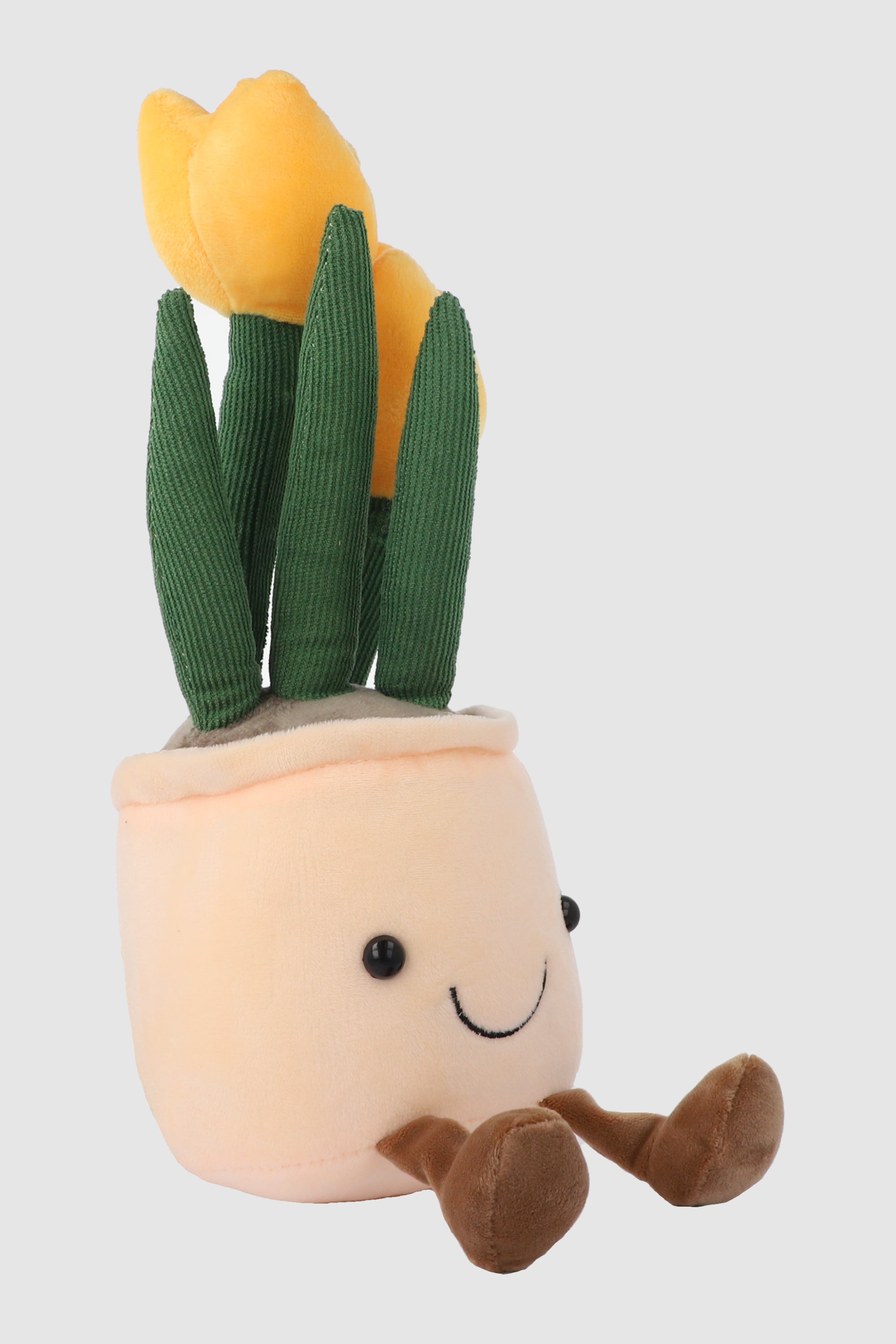 Peluche maceta tulipan