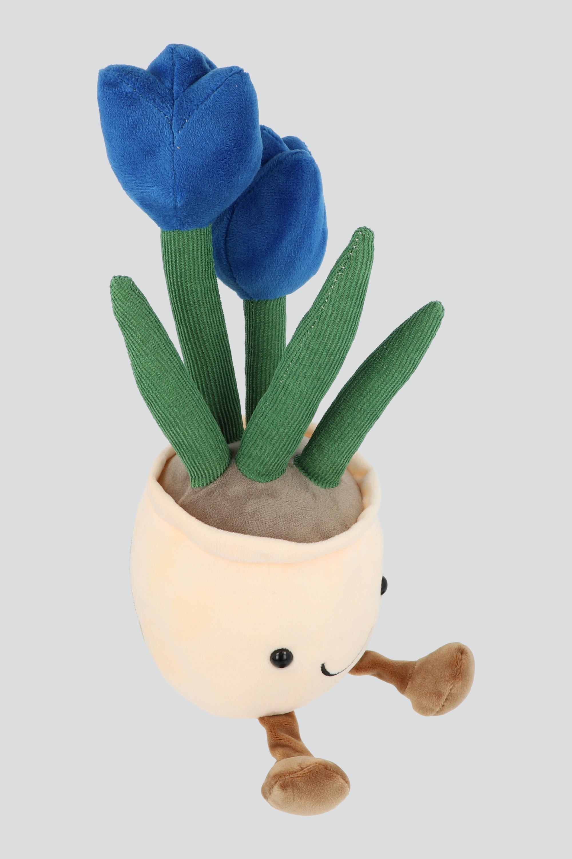 Peluche maceta tulipan AZUL