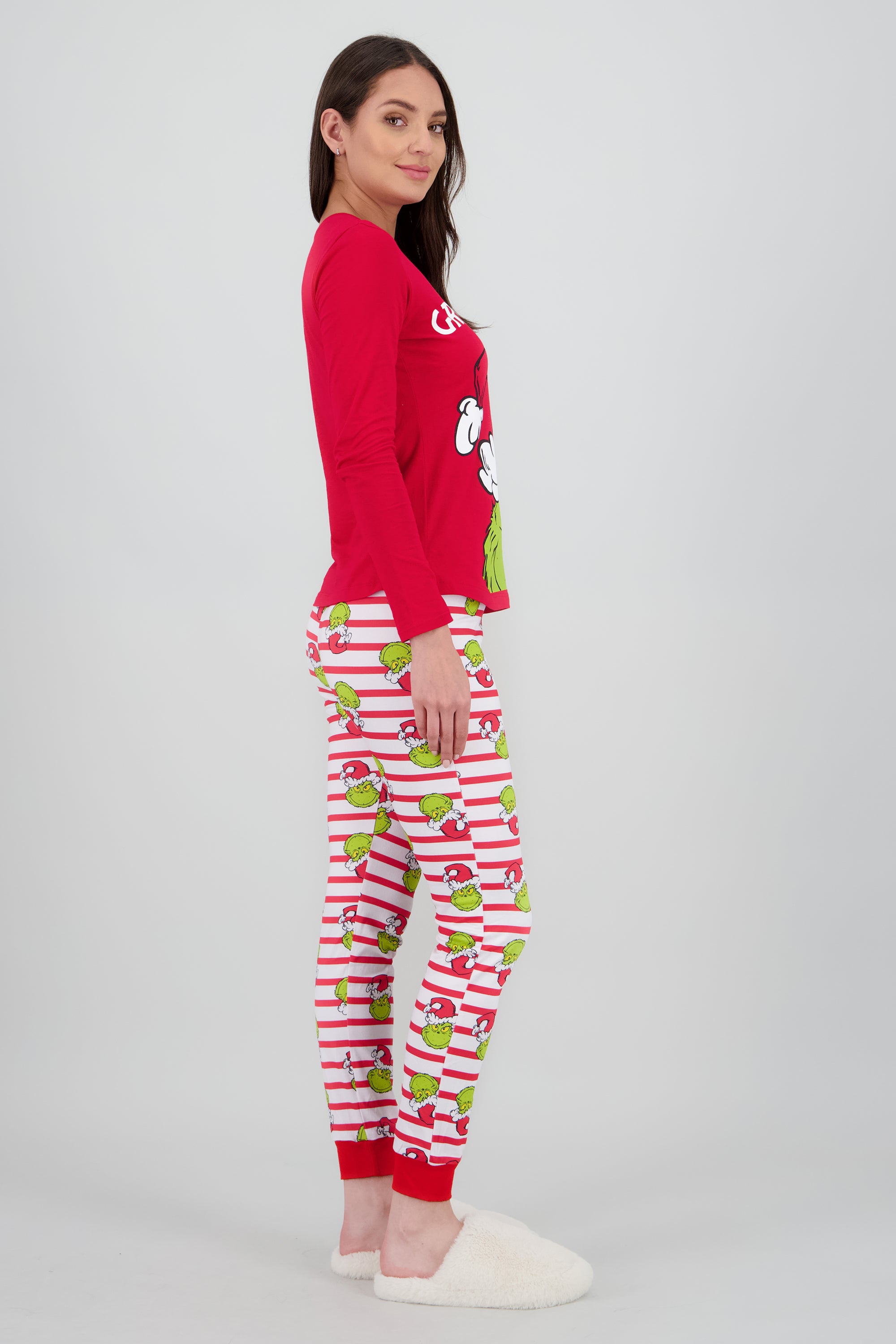 Pijama grinch rayas ROJO