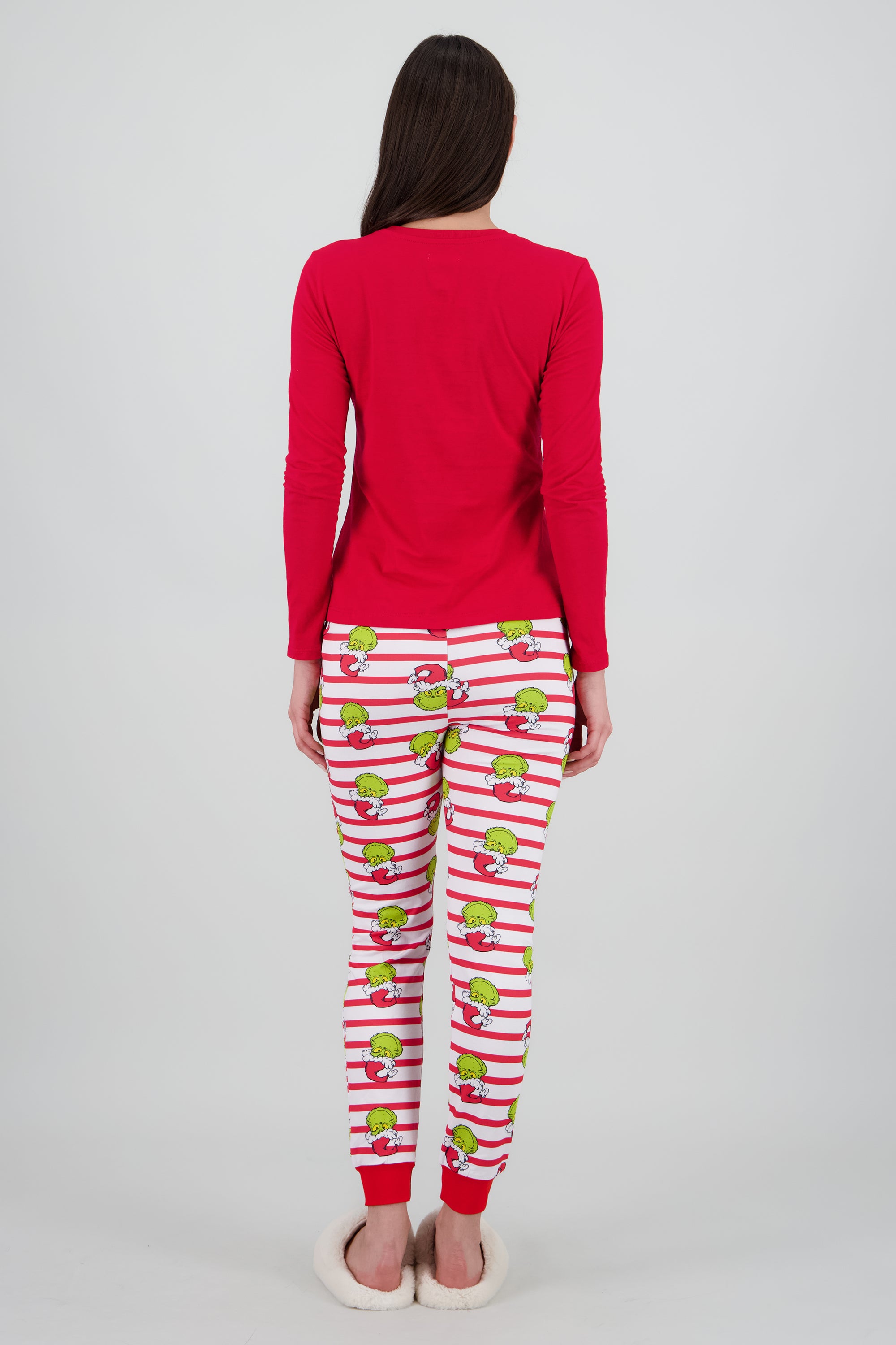 Pijama grinch rayas ROJO