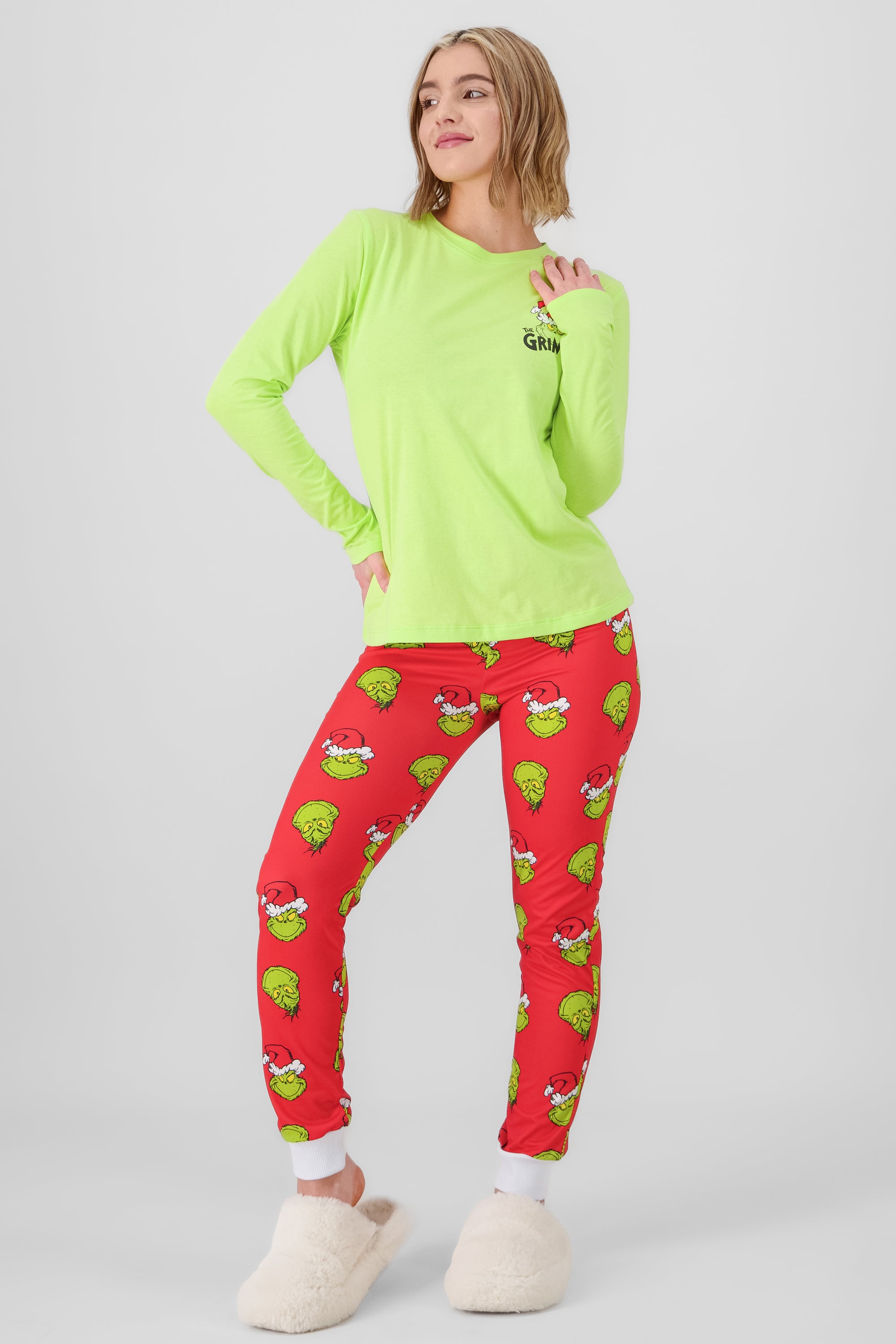 Pijama playera grinch VERDE