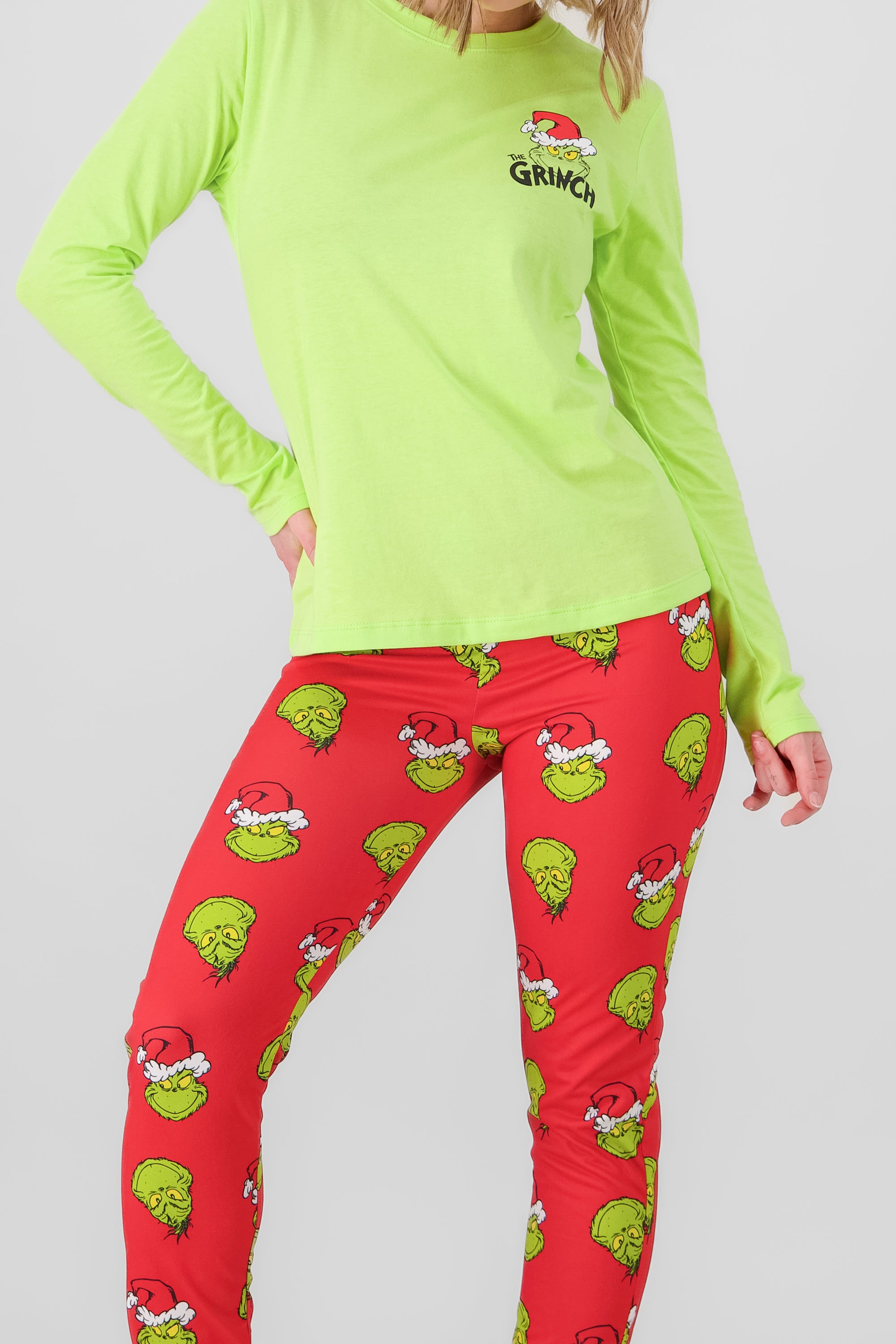 Pijama playera grinch VERDE