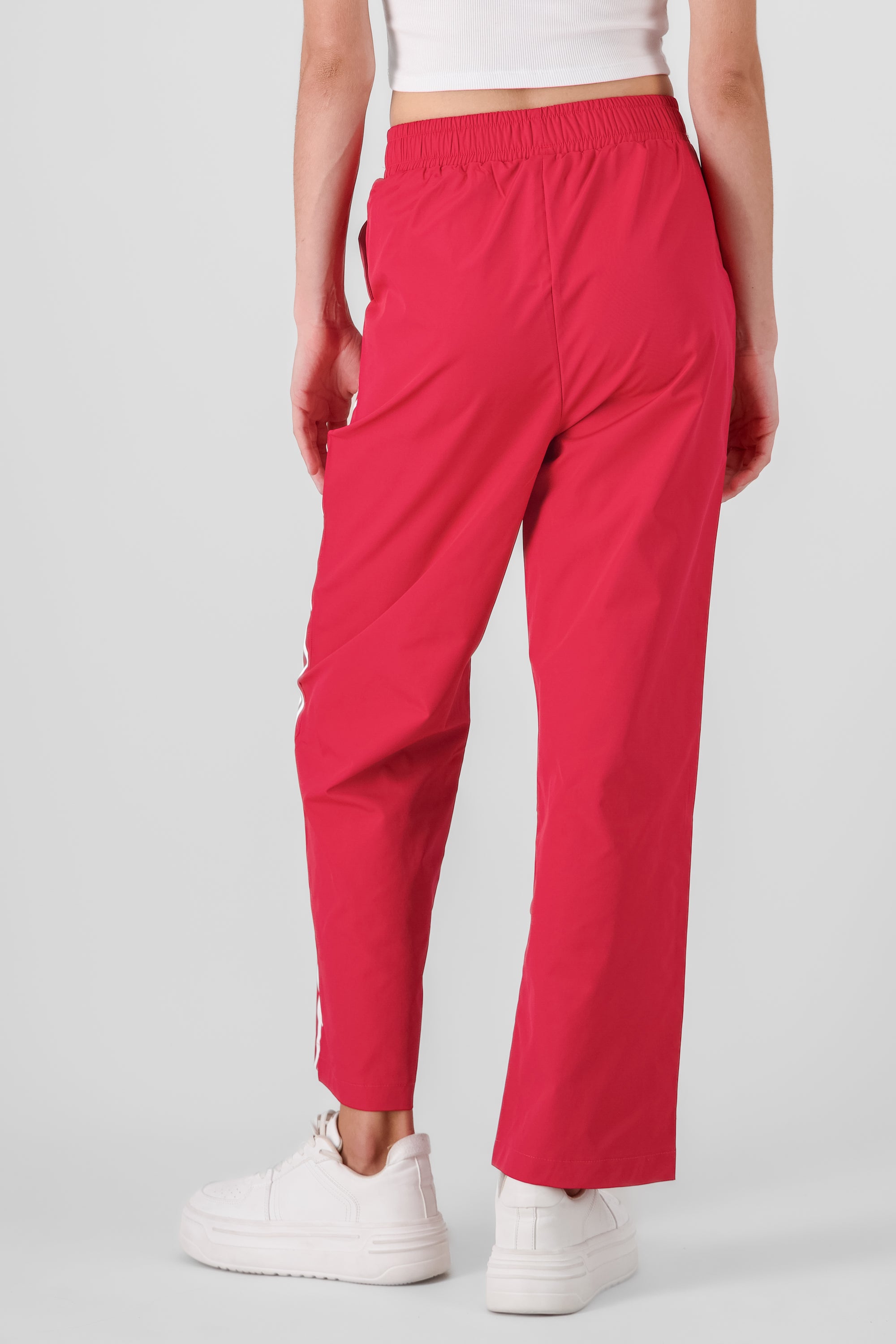 Pantalon amplio lineas ROJO